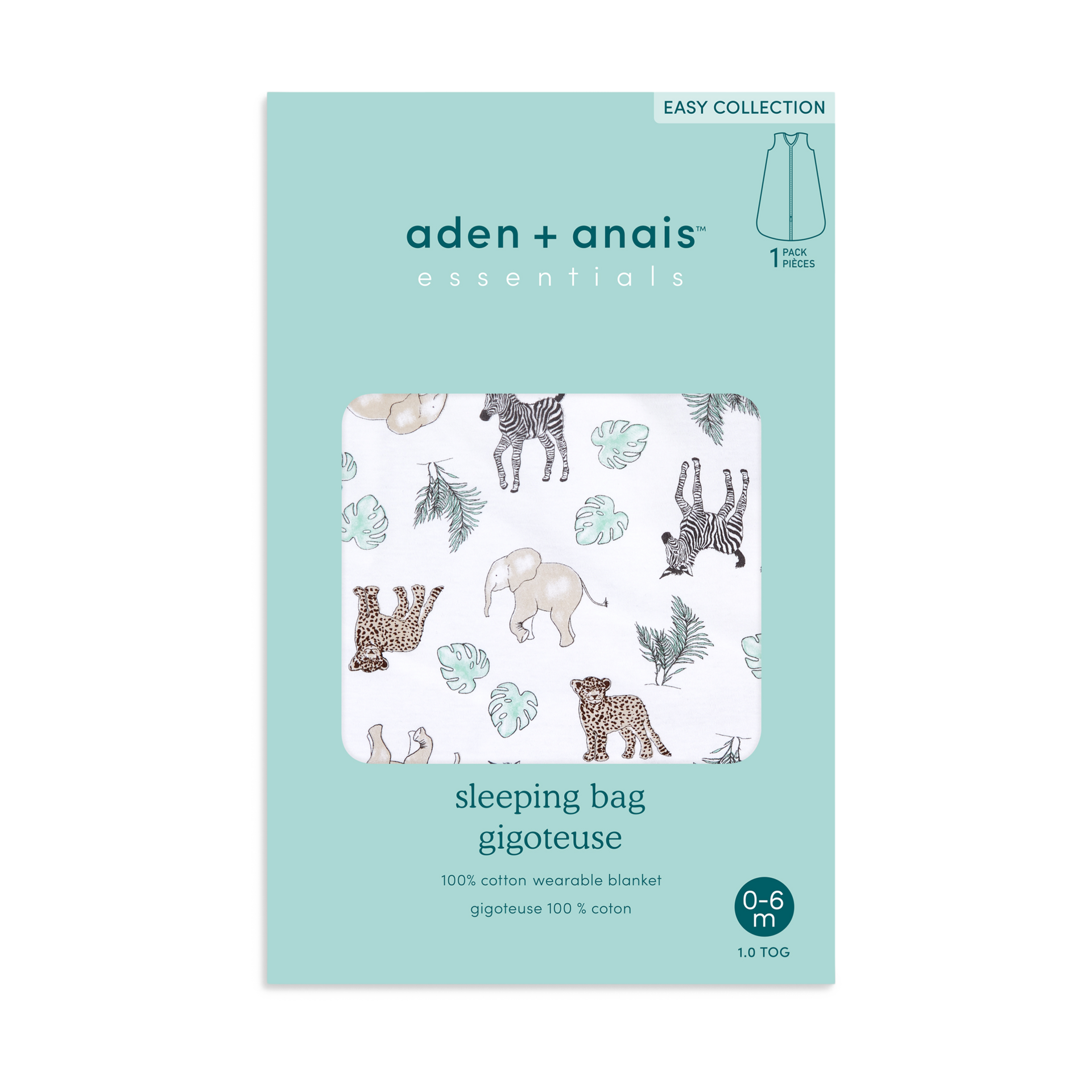 Aden + Anais Essentials Cotton Easy Sleeping Bag.