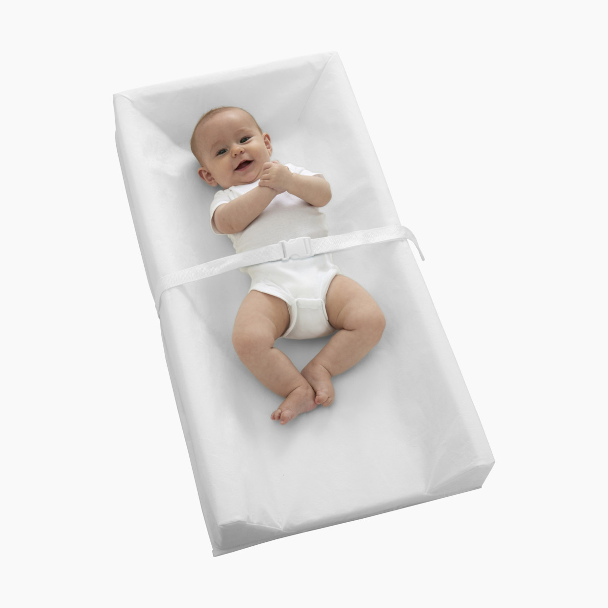 Sealy Soybean Comfort 3-Sided Contoured Diaper Changing Pad - White Peva.