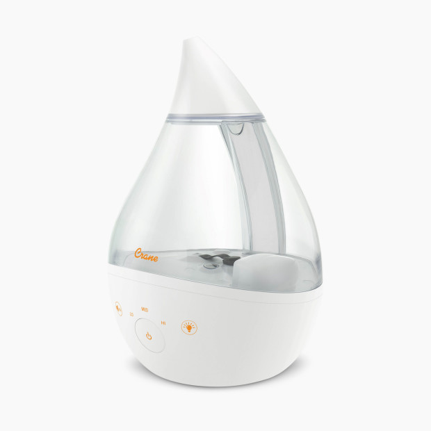 Crane 4-in-1 Cool-Mist Humidifier with Sound Machine - 1 Gallon - Clear/White.
