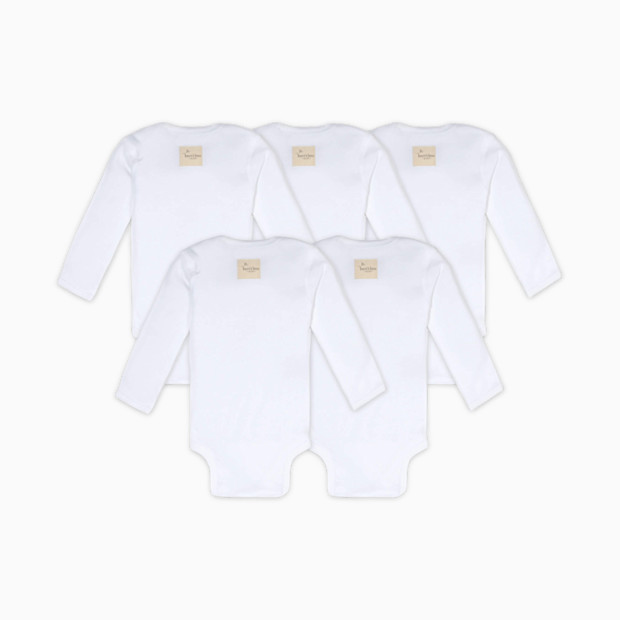 Burt's Bees Baby Organic Long Sleeve Bodysuit (5-Pack).