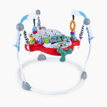 Baby Einstein Ocean Explorers Airplane Adventure 2-in-1 Interactive Activity Jumper with Lights Ages 6 months +, Max weight 25 lbs., Unisex