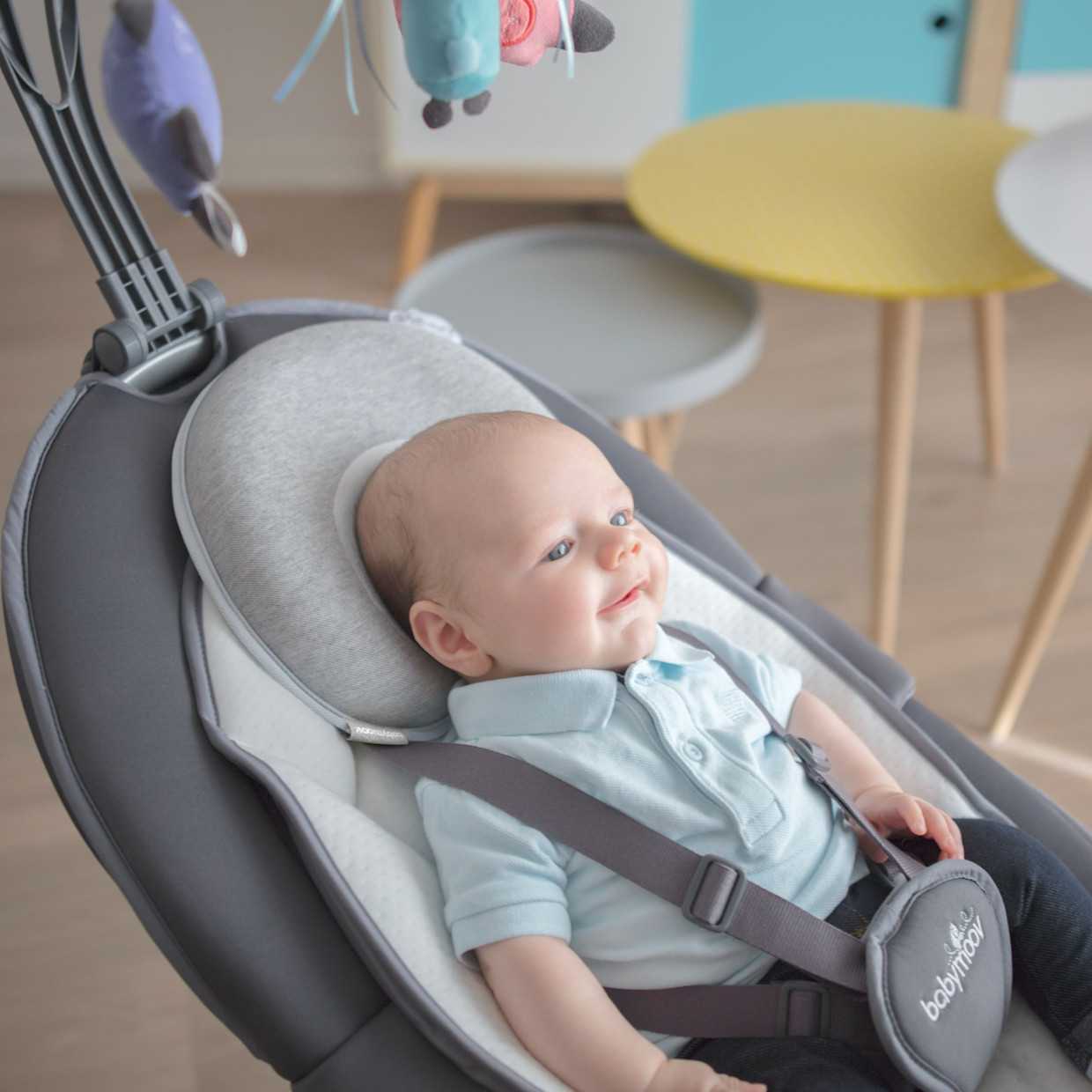 Babymoov Lovenest + Infant Headrest - Smokey.