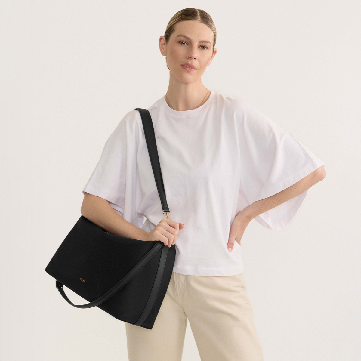Mina Baie Sienna Nylon - Black, Midi.