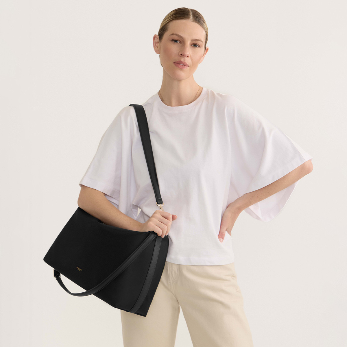Mina Baie Sienna Nylon - Black, Midi.