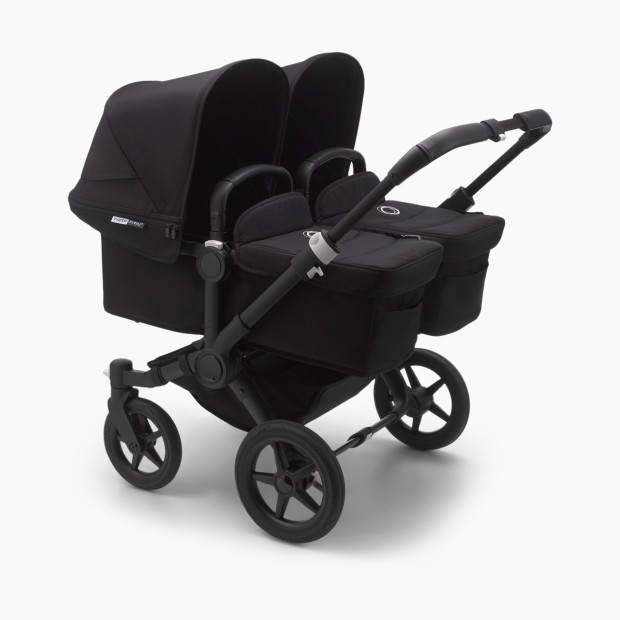Bugaboo Donkey3 Twin Bassinet Fabric Complete - Black/ Core Collection.