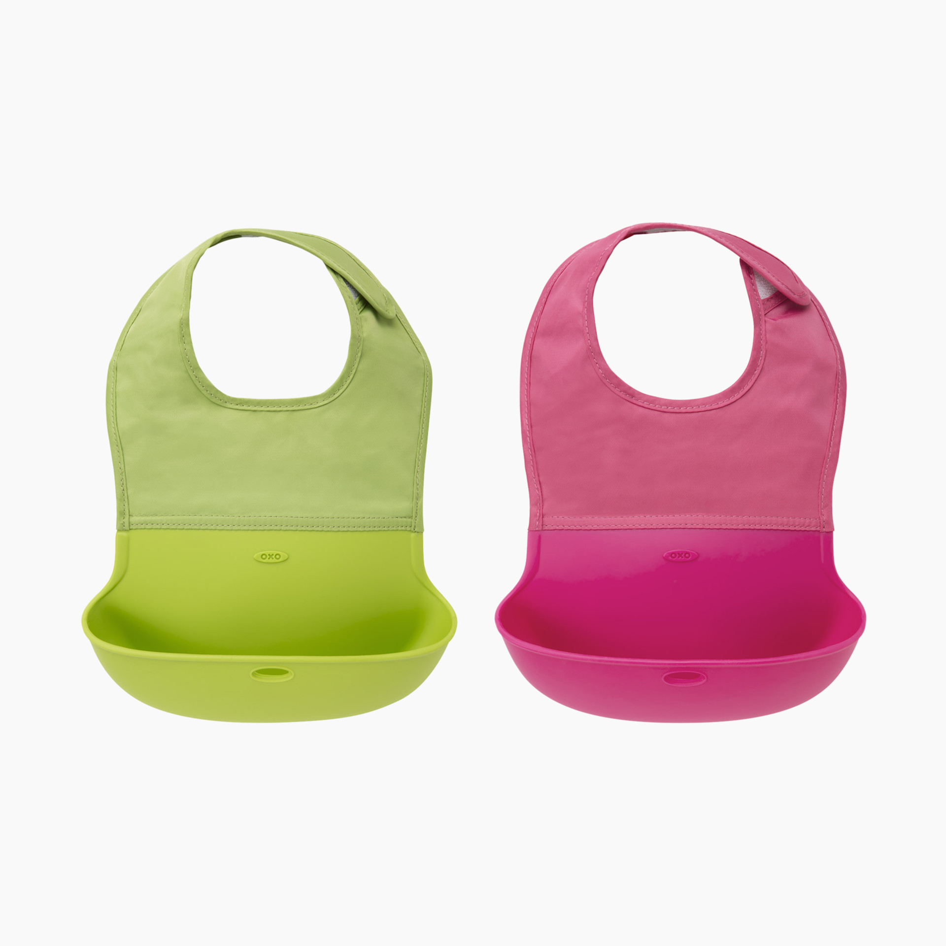  OXO Tot Silicone Self-Feeder 2 Pack Teal/Pink : Baby