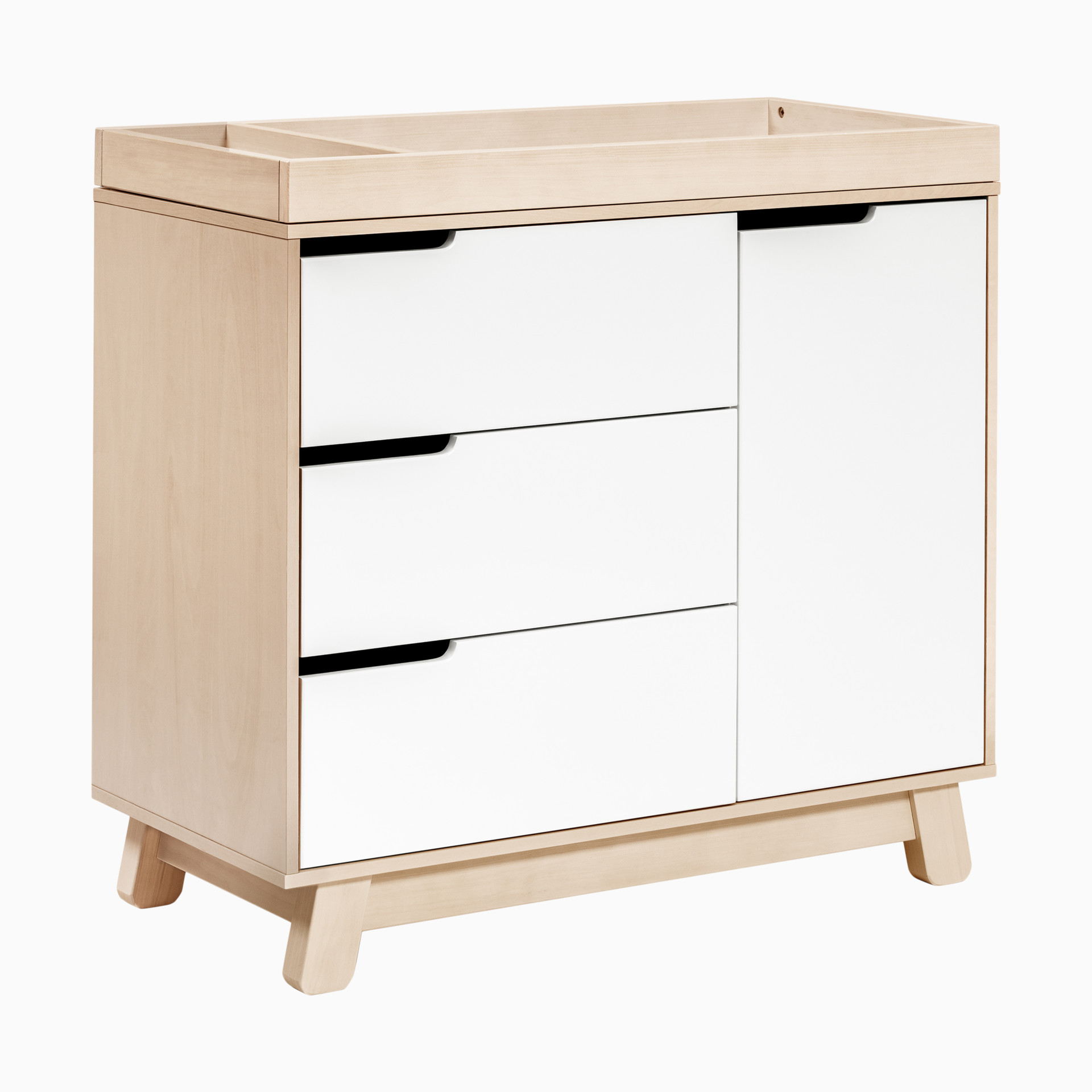 babyletto hudson dresser grey Babyletto Hudson 3-Drawer Changer Dresser with Removable Changing Tray main image 0