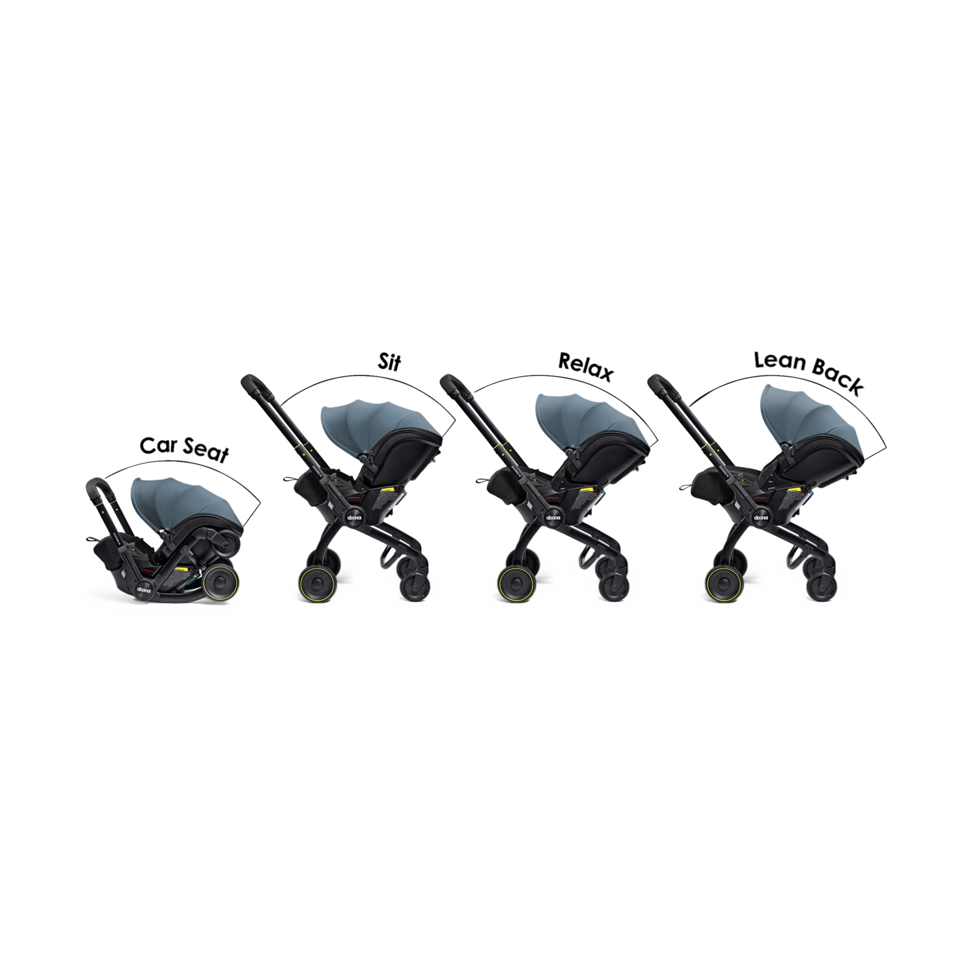 Doona Doona X Infant Car Seat & Stroller - Ocean Blue.