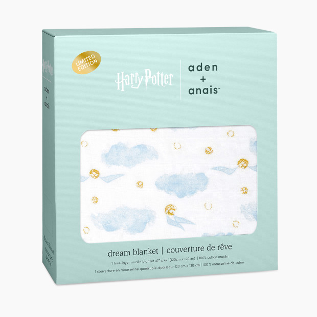 Aden + Anais Harry Potter Dream Blanket - Snitch Dot/Stars.