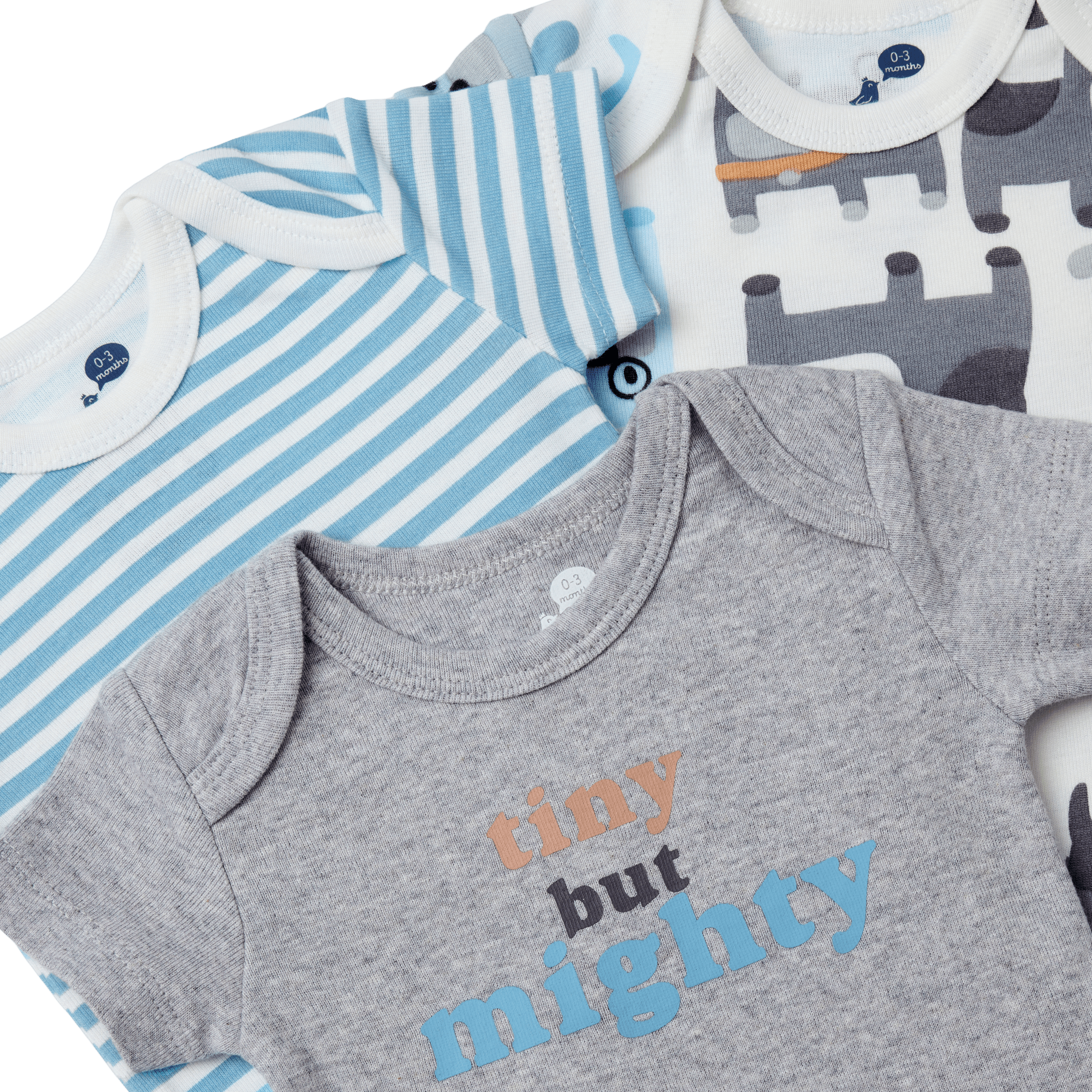 Small Story 6 Piece Set - Dapper Dogs, 0-3 M.