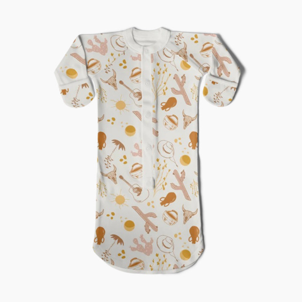 Goumi Kids Canyon Collection Organic Cotton Gown - Canyon, 0-3 Months.