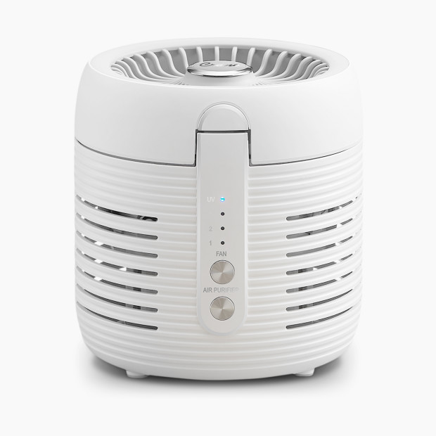 Crane True HEPA Air Purifier with Germicidal UV Light for Small Rooms.