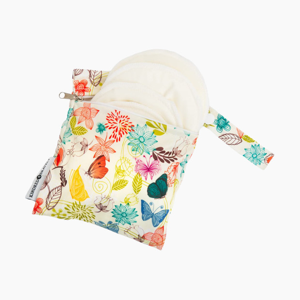 Kindred Bravely Organic Washable Breast Pads (8 Pack).