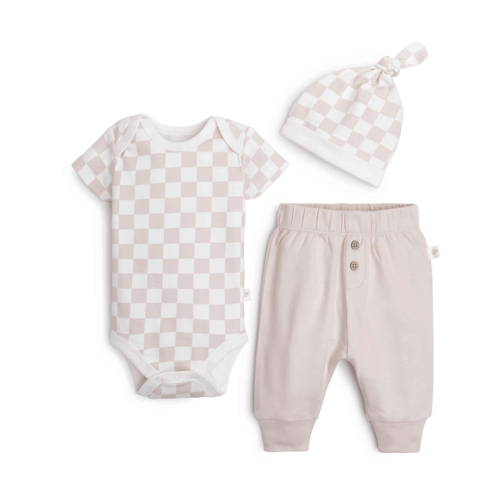Tiny Kind 3 Piece Organic Outfit Set.