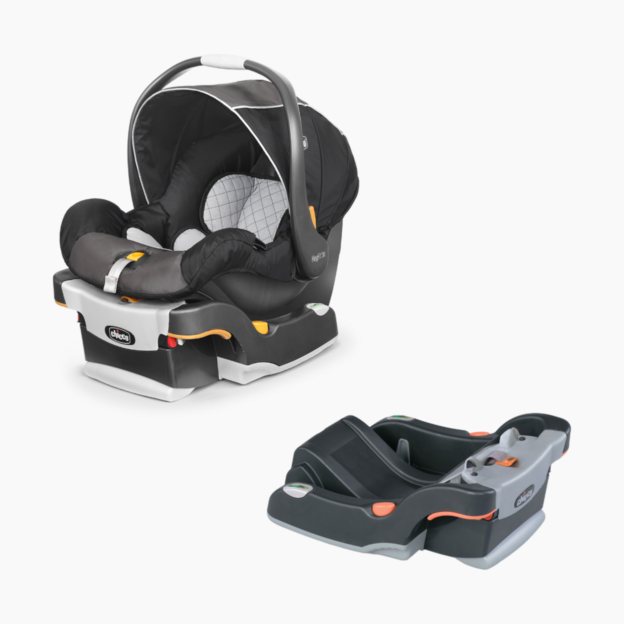 Chicco Chicco KeyFit 30 Infant Car Seat & Extra Base Bundle - Iron.
