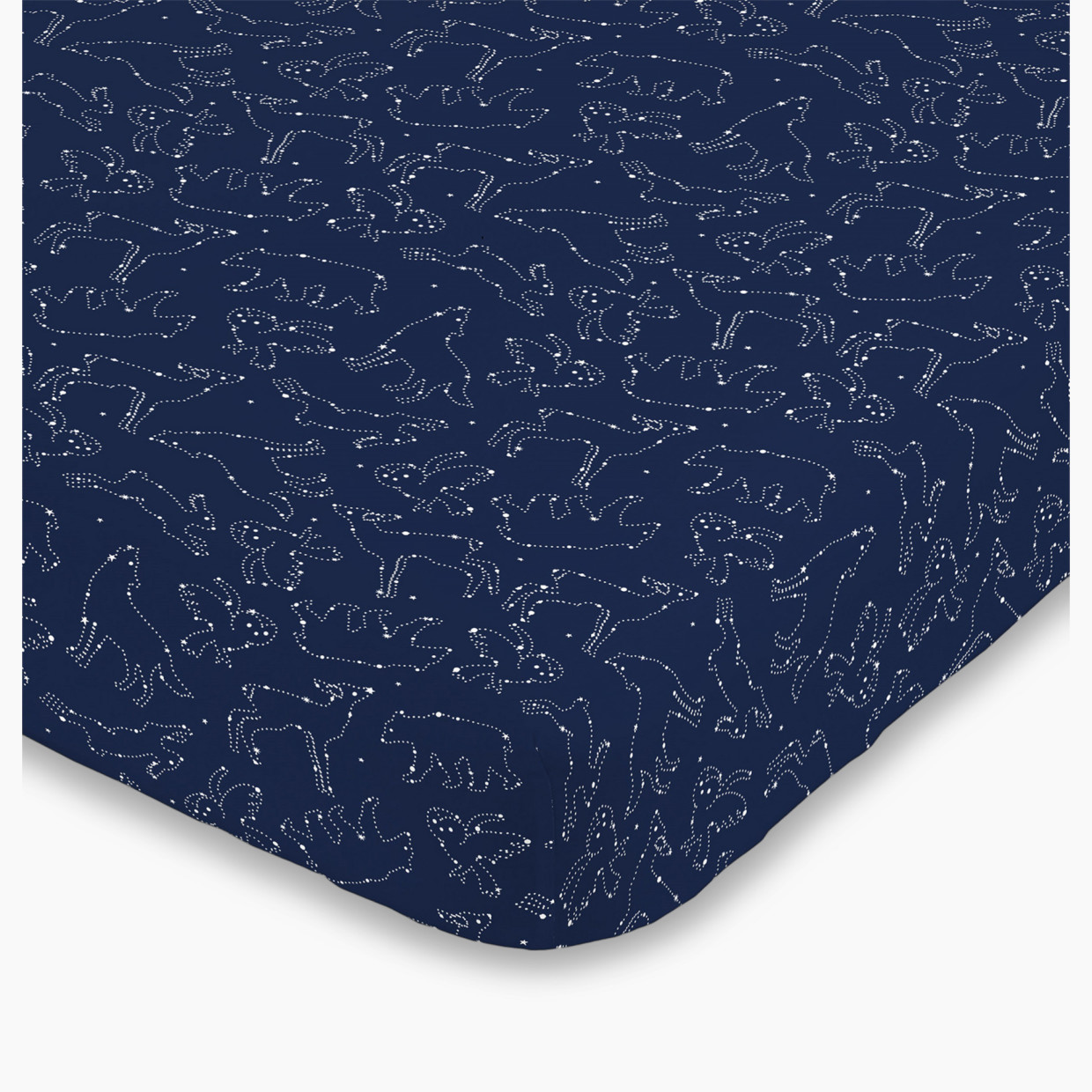 NoJo Baby Nursery Fitted Crib Sheet - Cosmic Constellations.