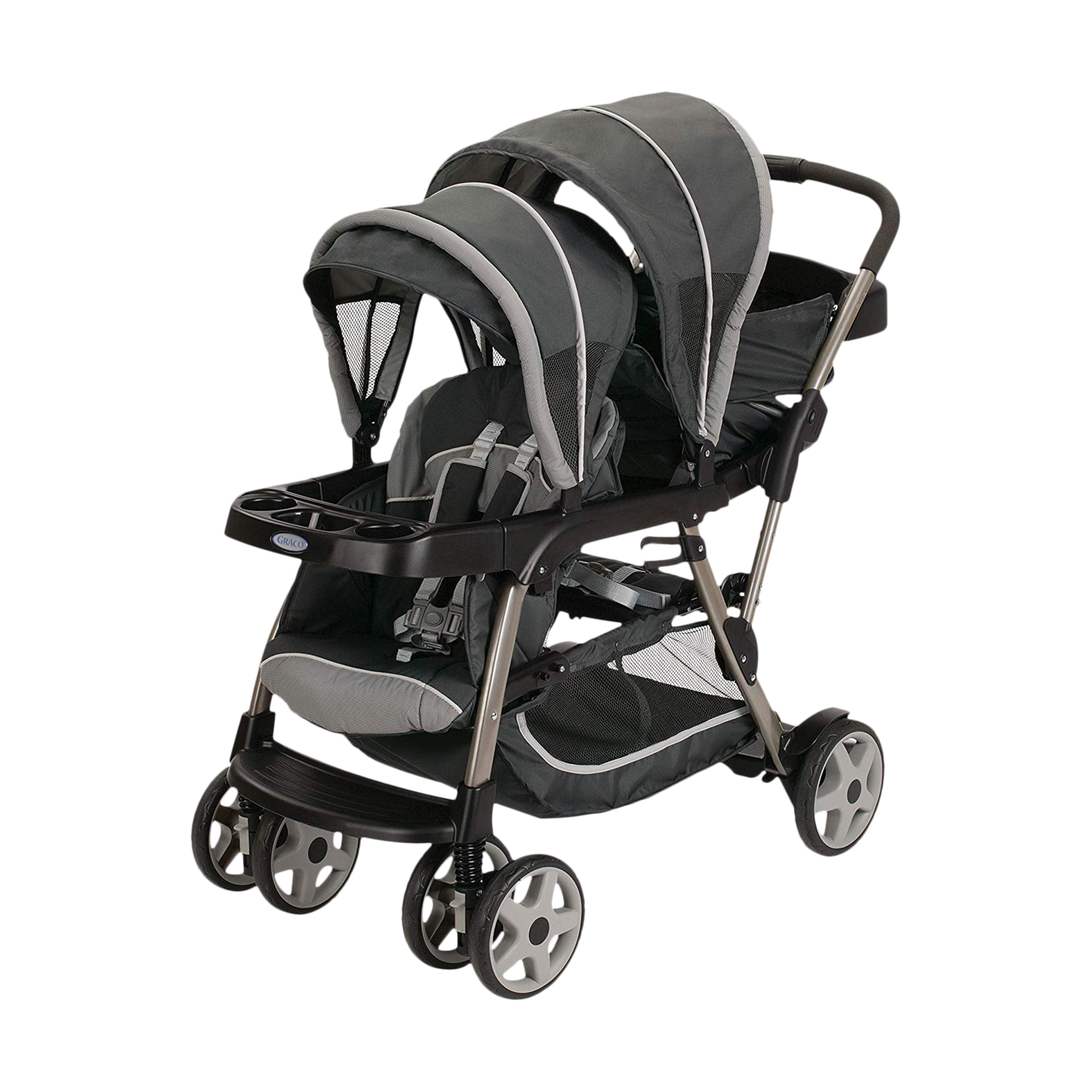 graco double stroller with car seat