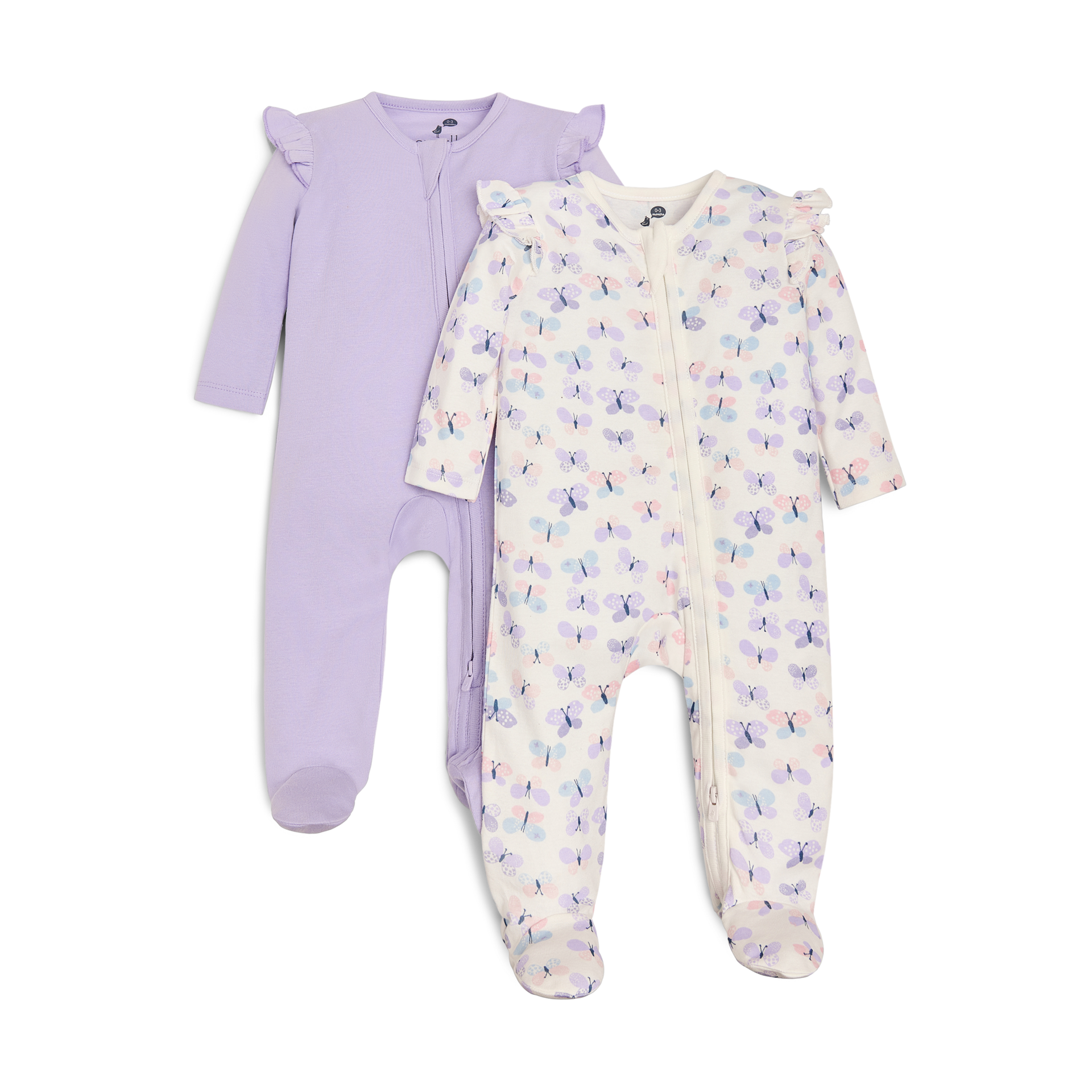 Thumbnail of Butterfly & Solid Lavendar