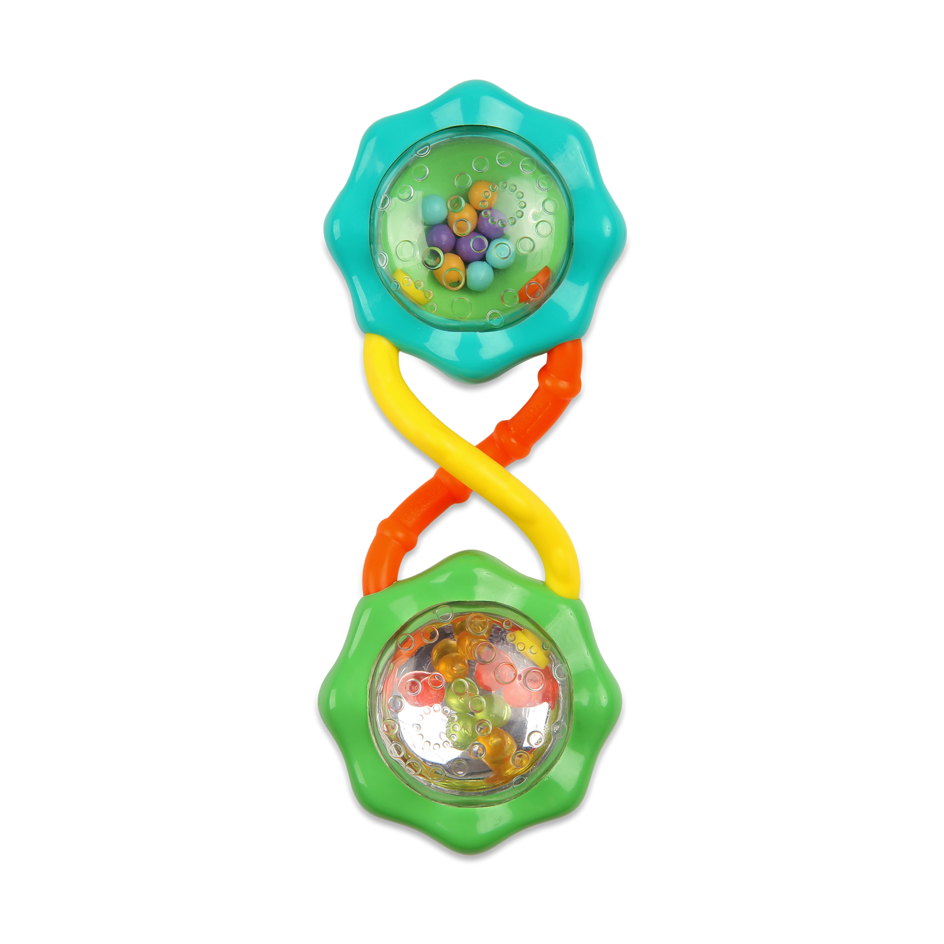 Bright Starts Little Shakers 6pc Rattle and Teether Baby Toy Gift Set.