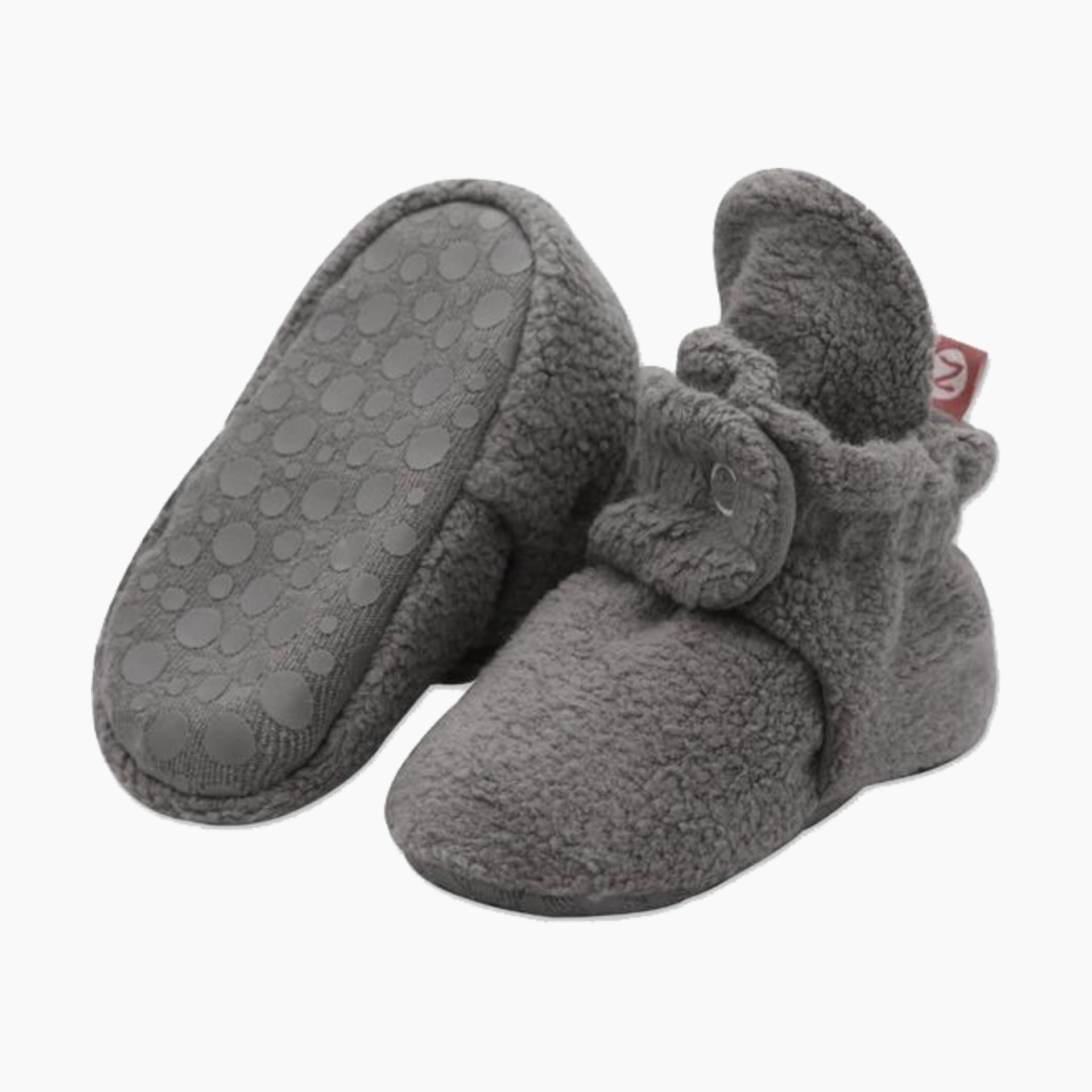 Zutano Cozie Fleece Bootie Khaki, M Babylist Shop