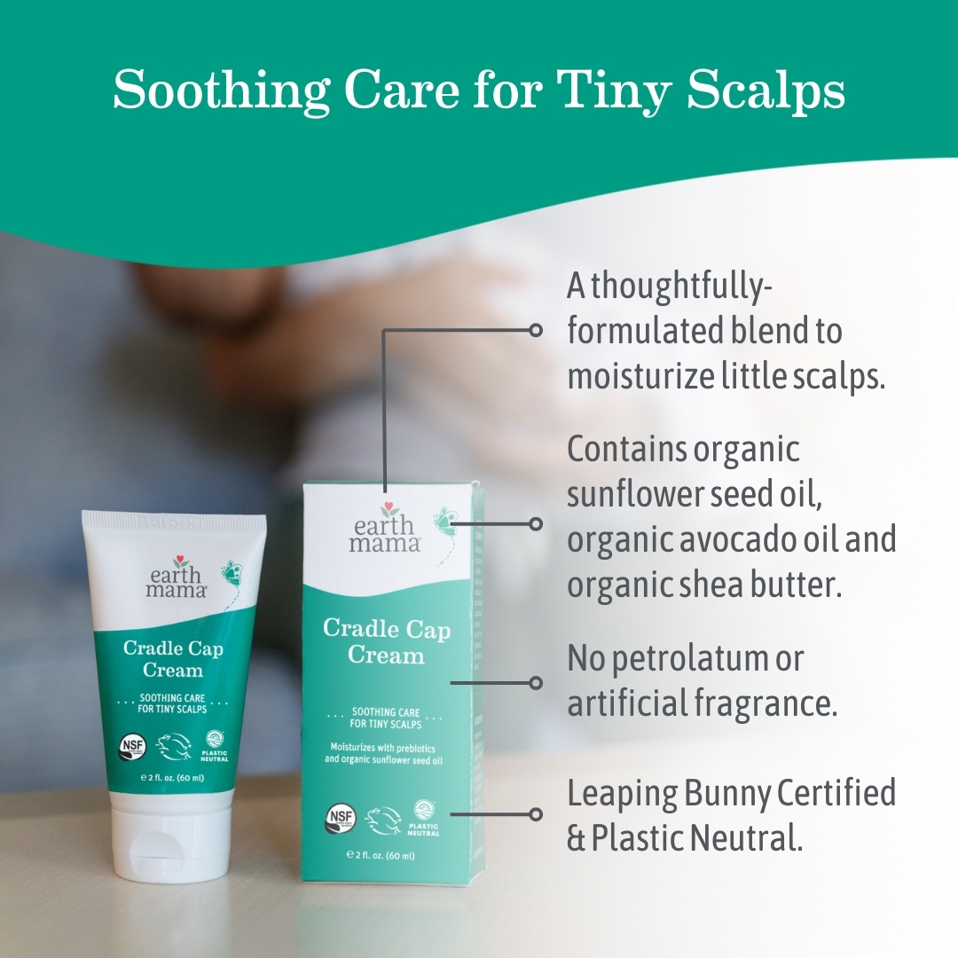 Earth Mama Cradle Cap Cream - 2 Fl Oz.
