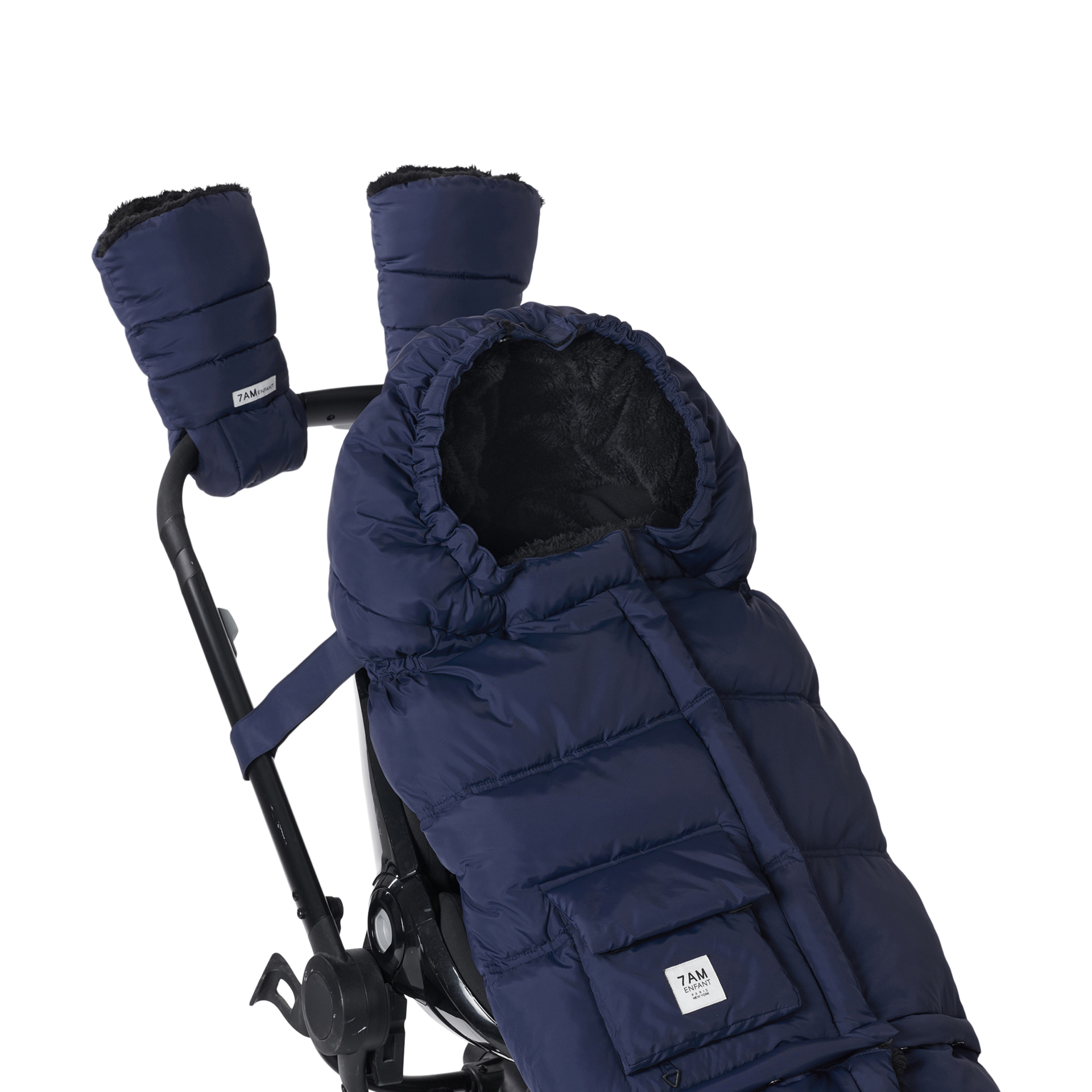 7AM Enfant Blanket 212 - Navy, 6 M-4 T.