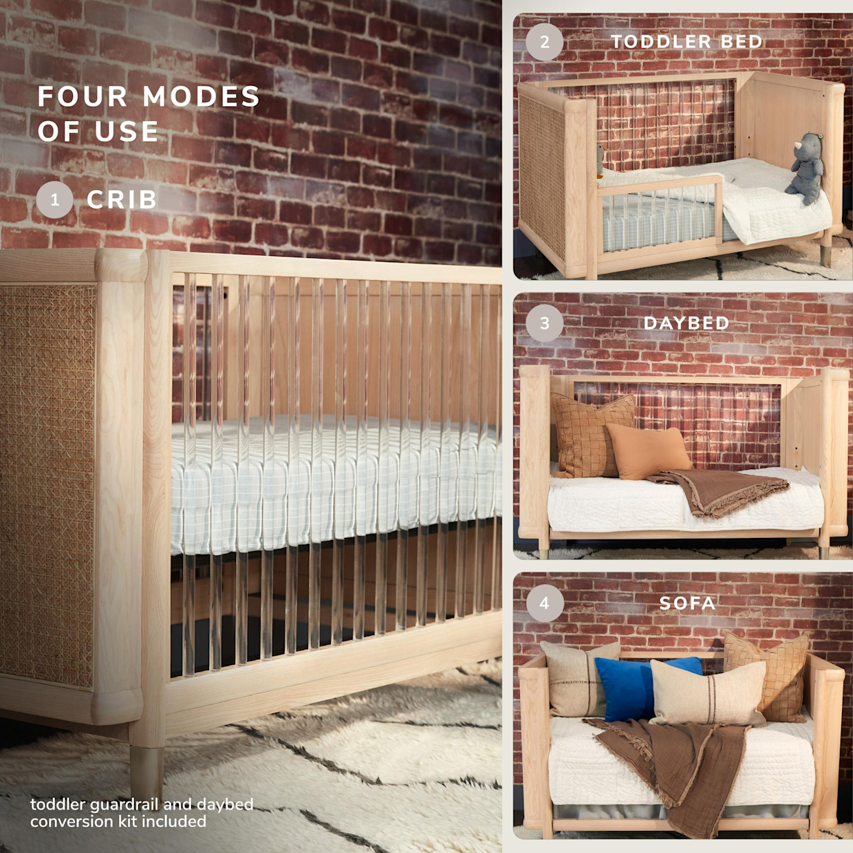 Maxi-Cosi Kindred Brisa Crib - Onyx Heritage.