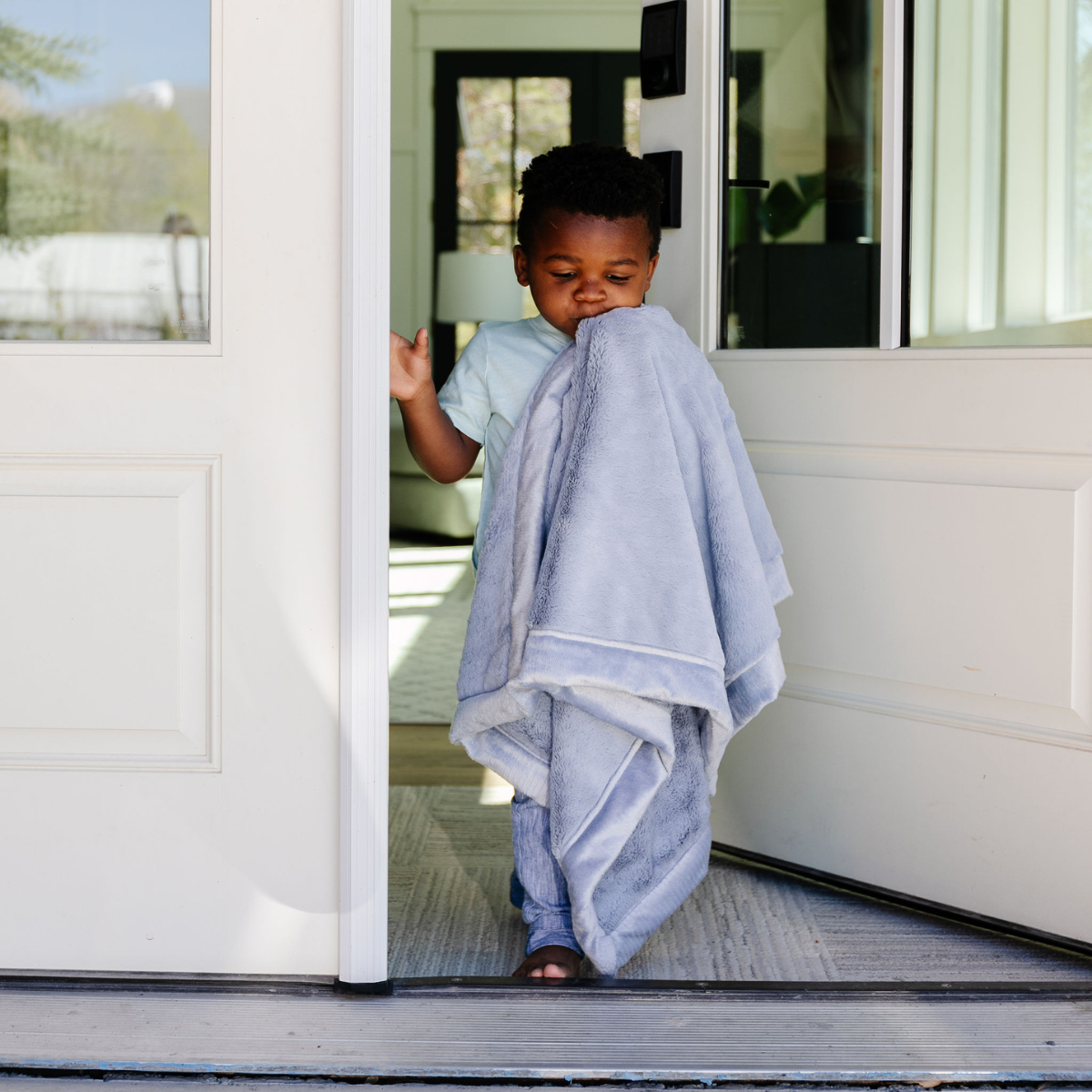 Saranoni Lush Receiving Blanket Storm Cloud Babylist Shop