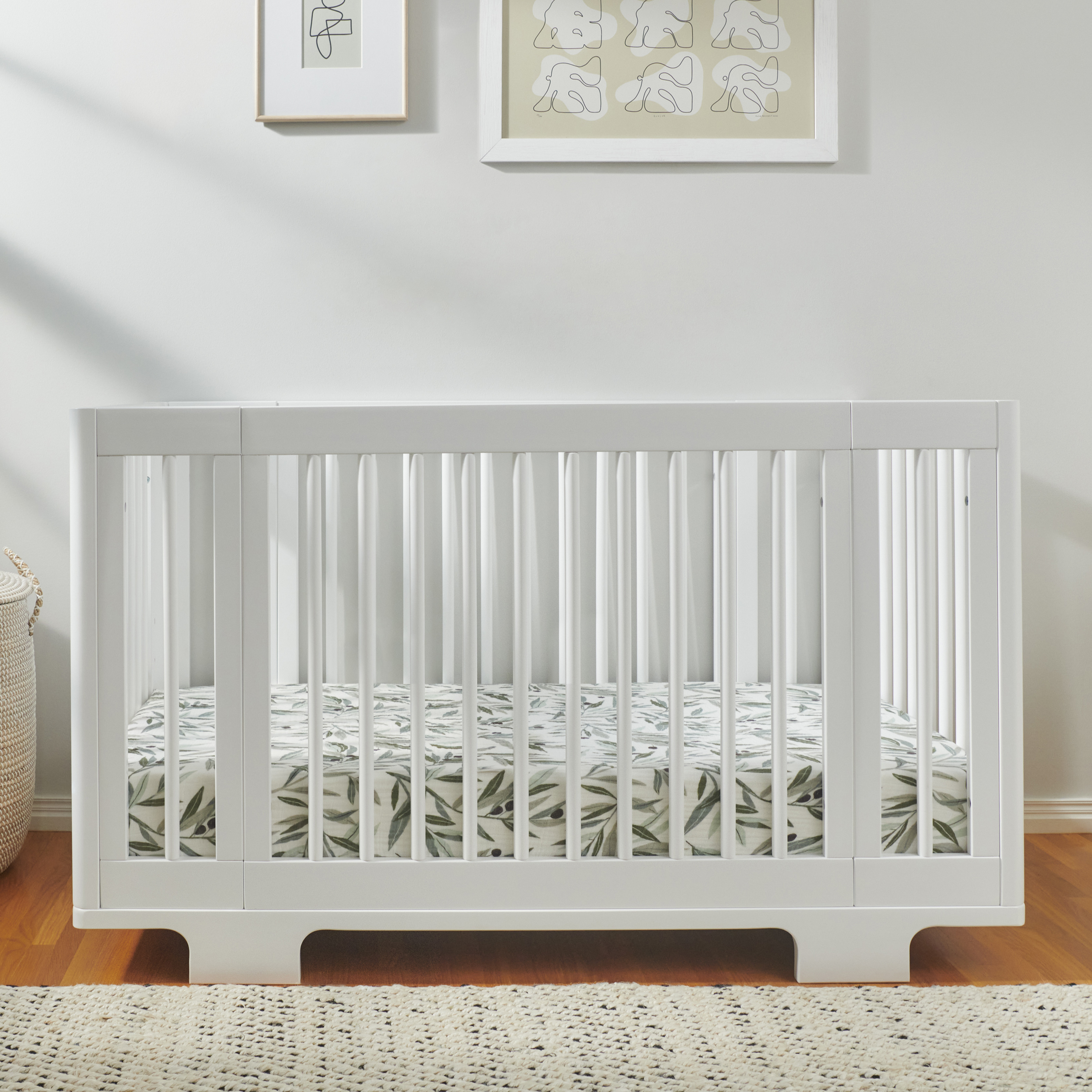 babyletto Yuzu 8-in-1 Convertible Crib with All-Stages Conversion Kits.