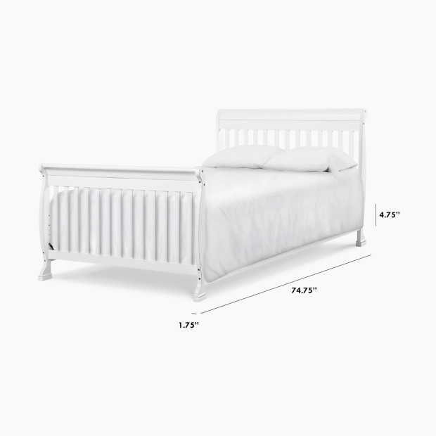 DaVinci Kalani Twin/Full-Size Bed Conversion Kit - White.