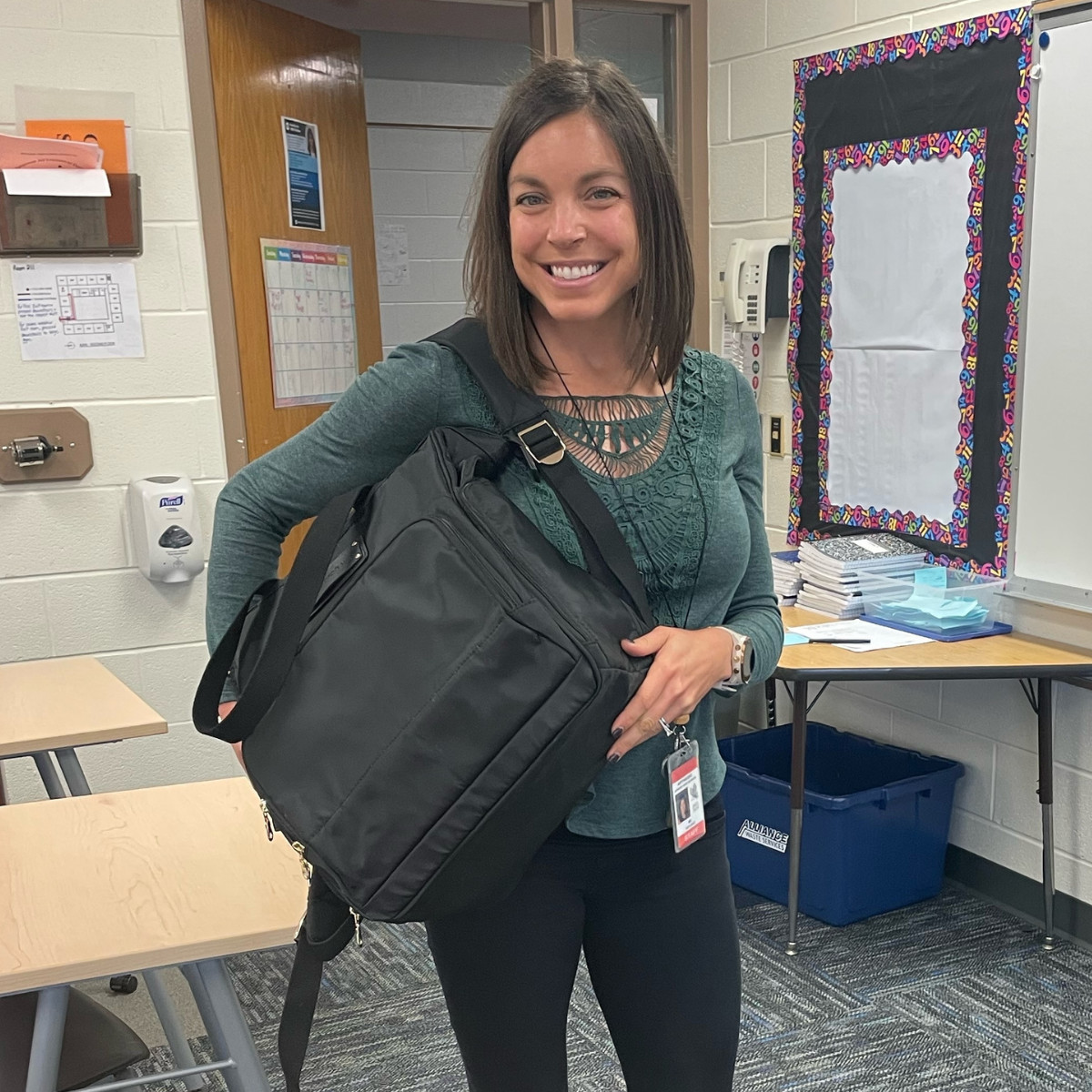 Sarah Wells Norah Breast Pump Backpack - Black.