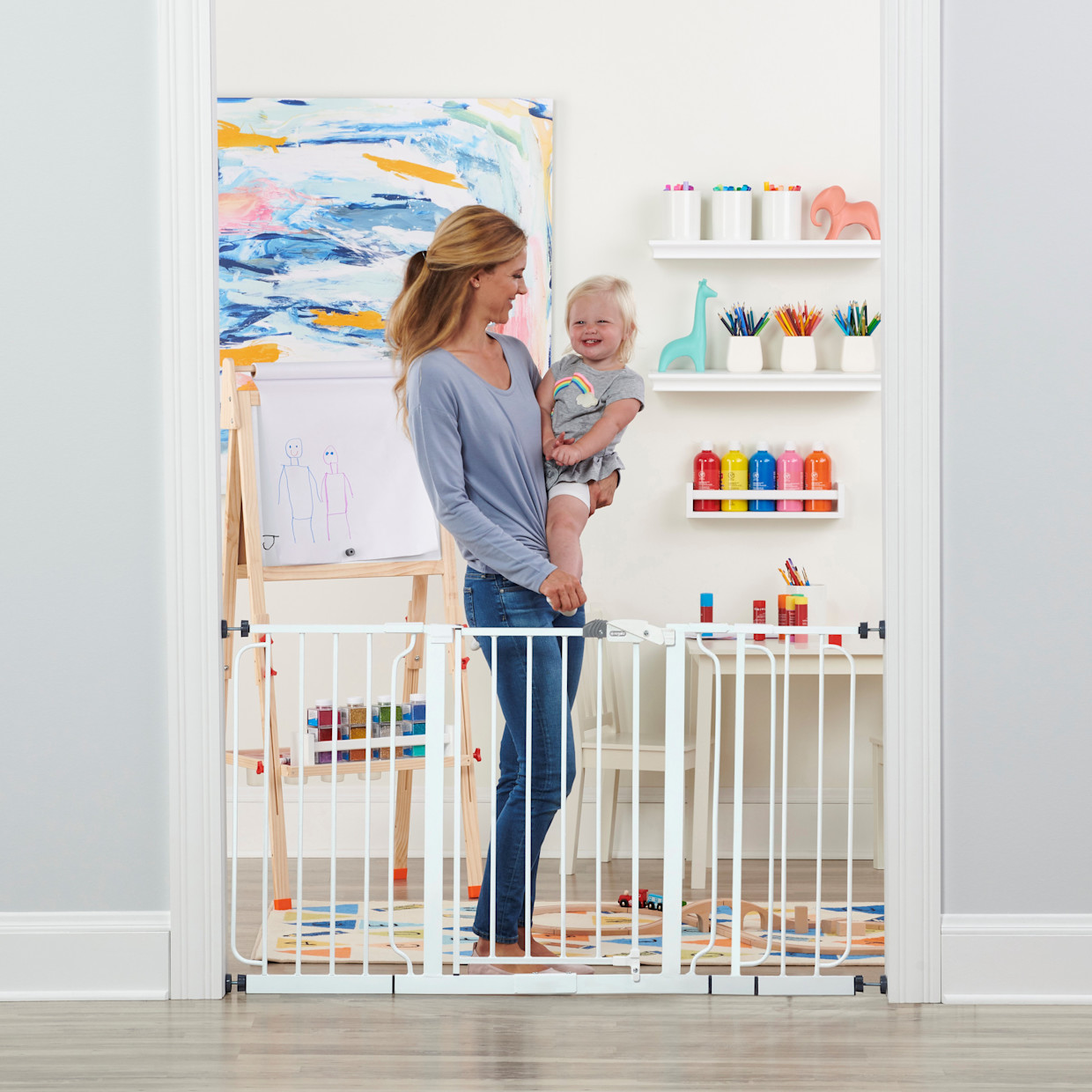 Regalo Widespan Extra Wide Baby Gate - White.