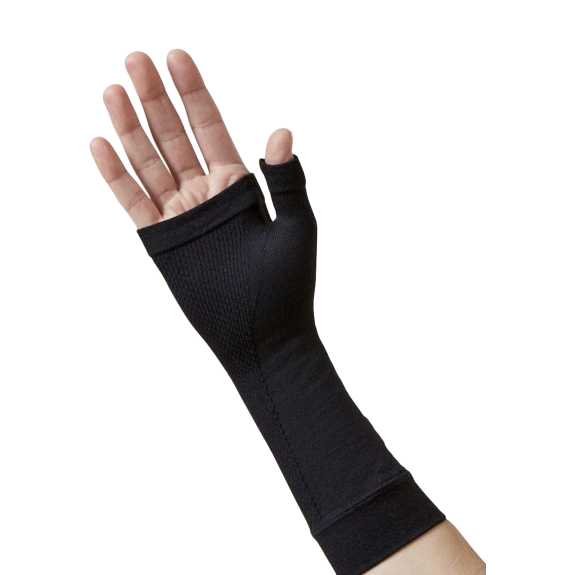 TheRY The Helping Hand Wrist Compression Sleeve - Pair - Black, X-Large.