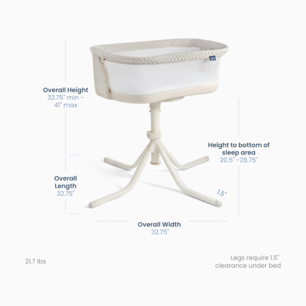 Halo BassiNest Swivel Sleeper 4.0 Air Bassinet.