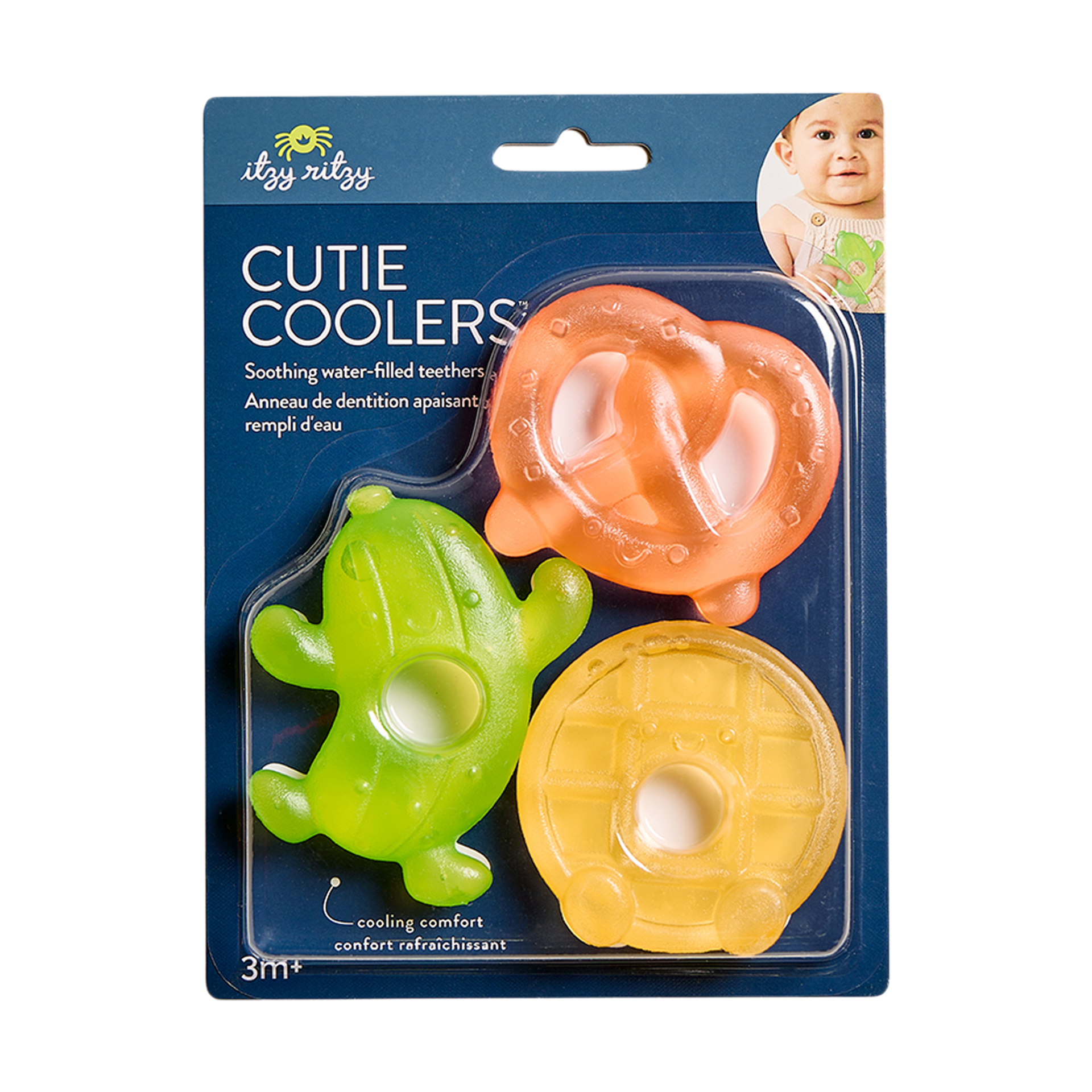 Itzy Ritzy Water-Filled Teether (3 Pack) - Silly Foods.