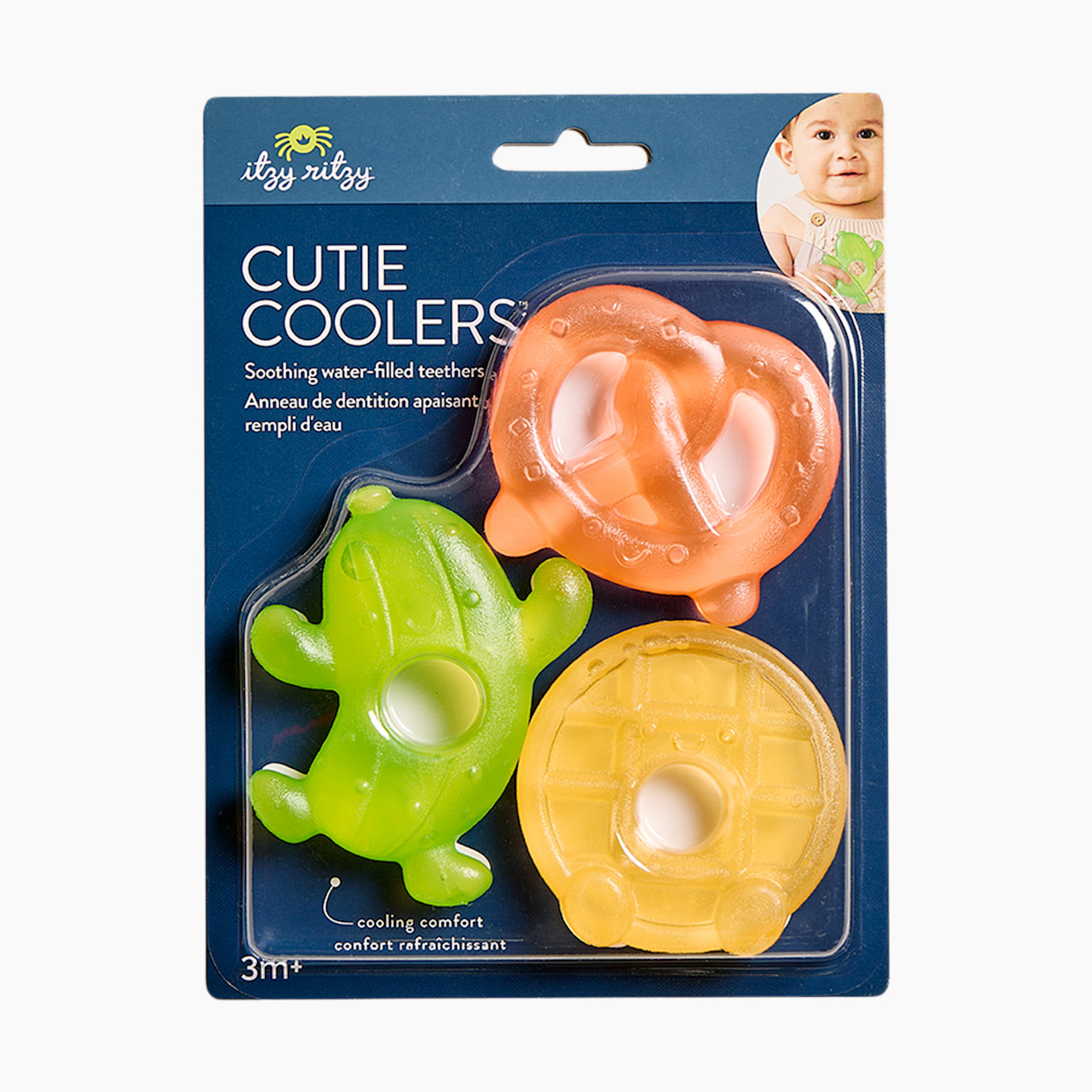 Itzy Ritzy Water-Filled Teether (3 Pack) - Silly Foods.