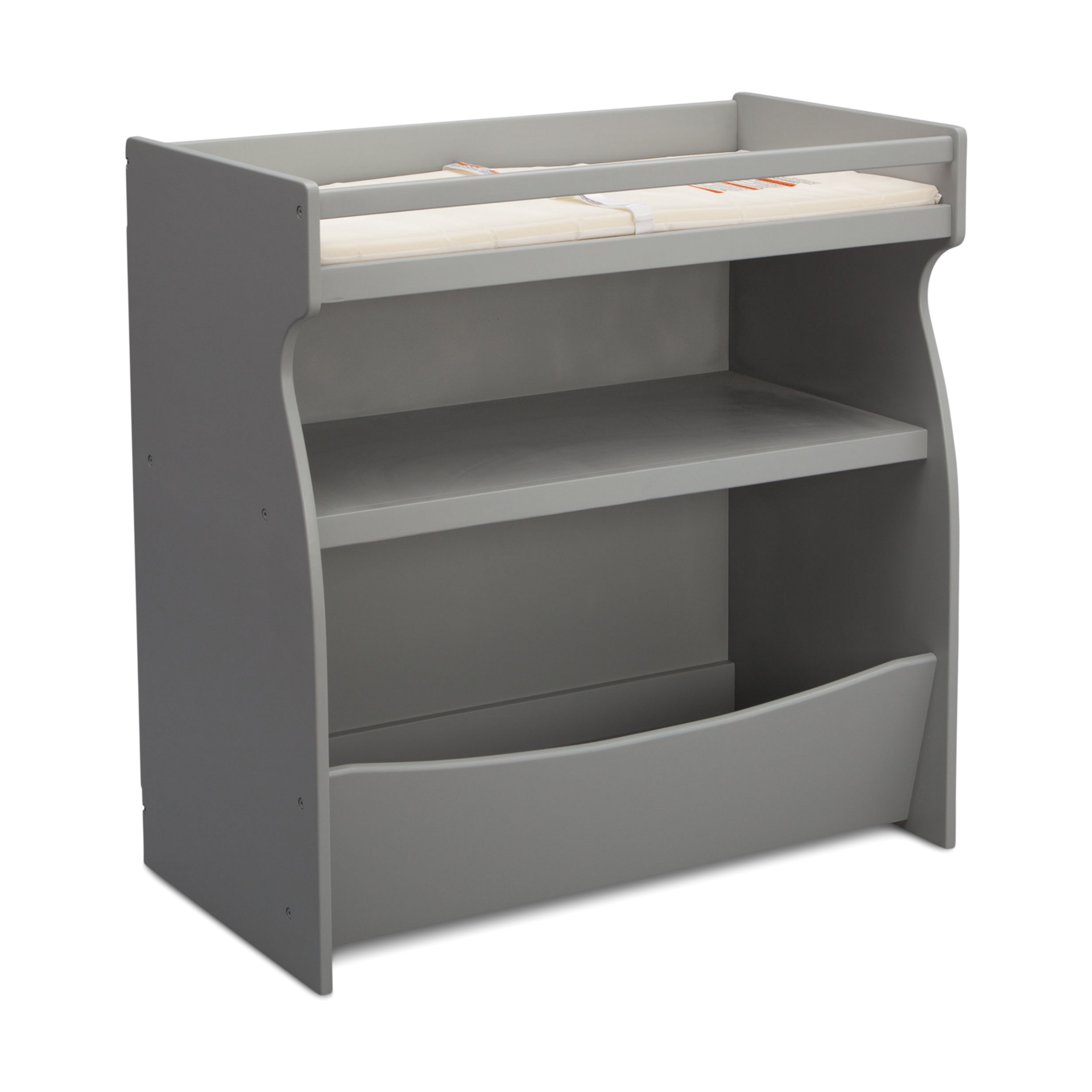 Delta Children Gateway 2in1 Changing Table & Storage Unit Grey Babylist Shop