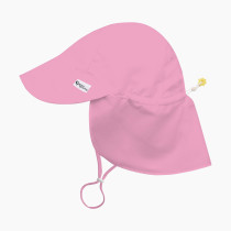 GREEN SPROUTS UPF50 Eco Flap Hat - Light Pink, 0-6 Months
