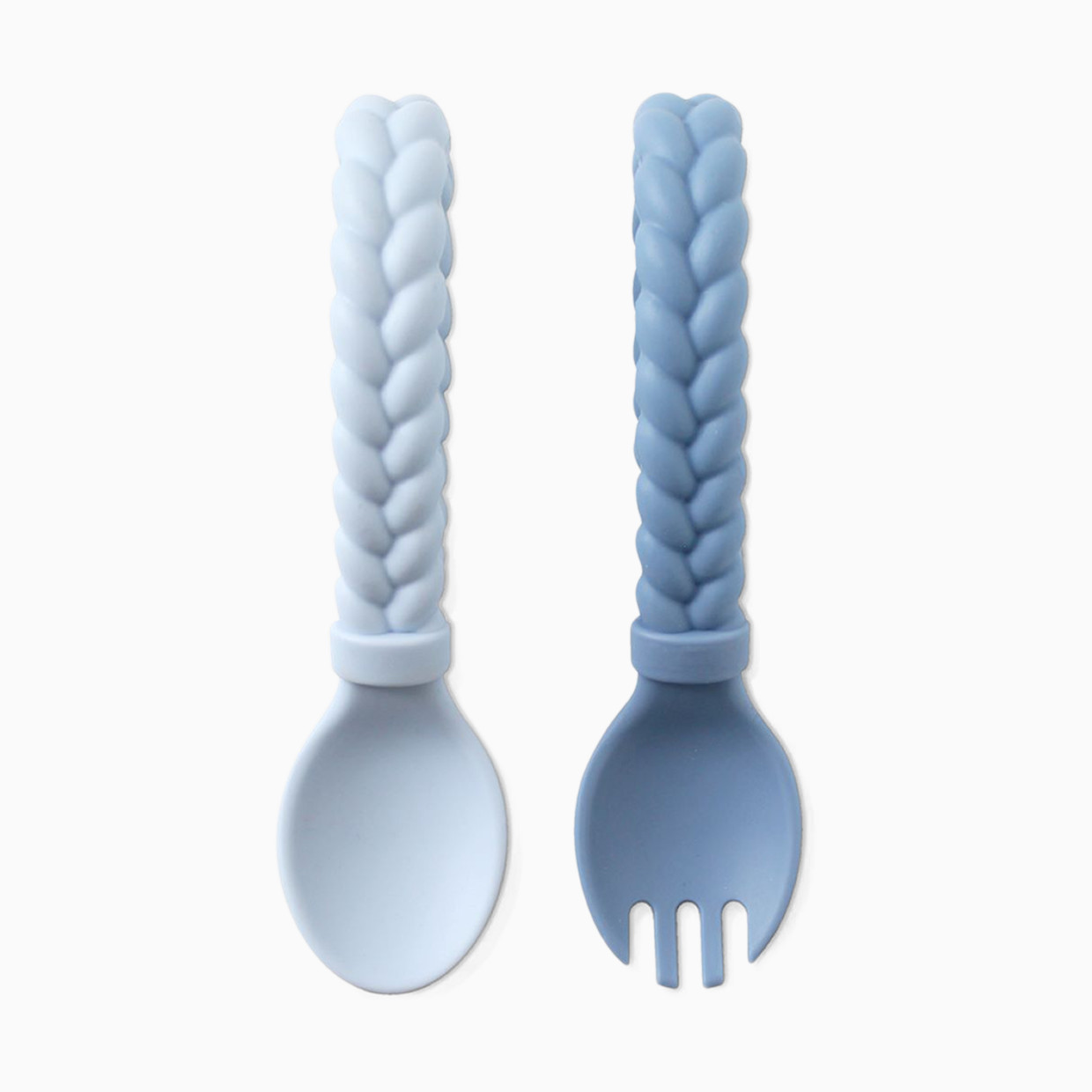 Itzy Ritzy Looped Spoon & Fork Set - Blue.