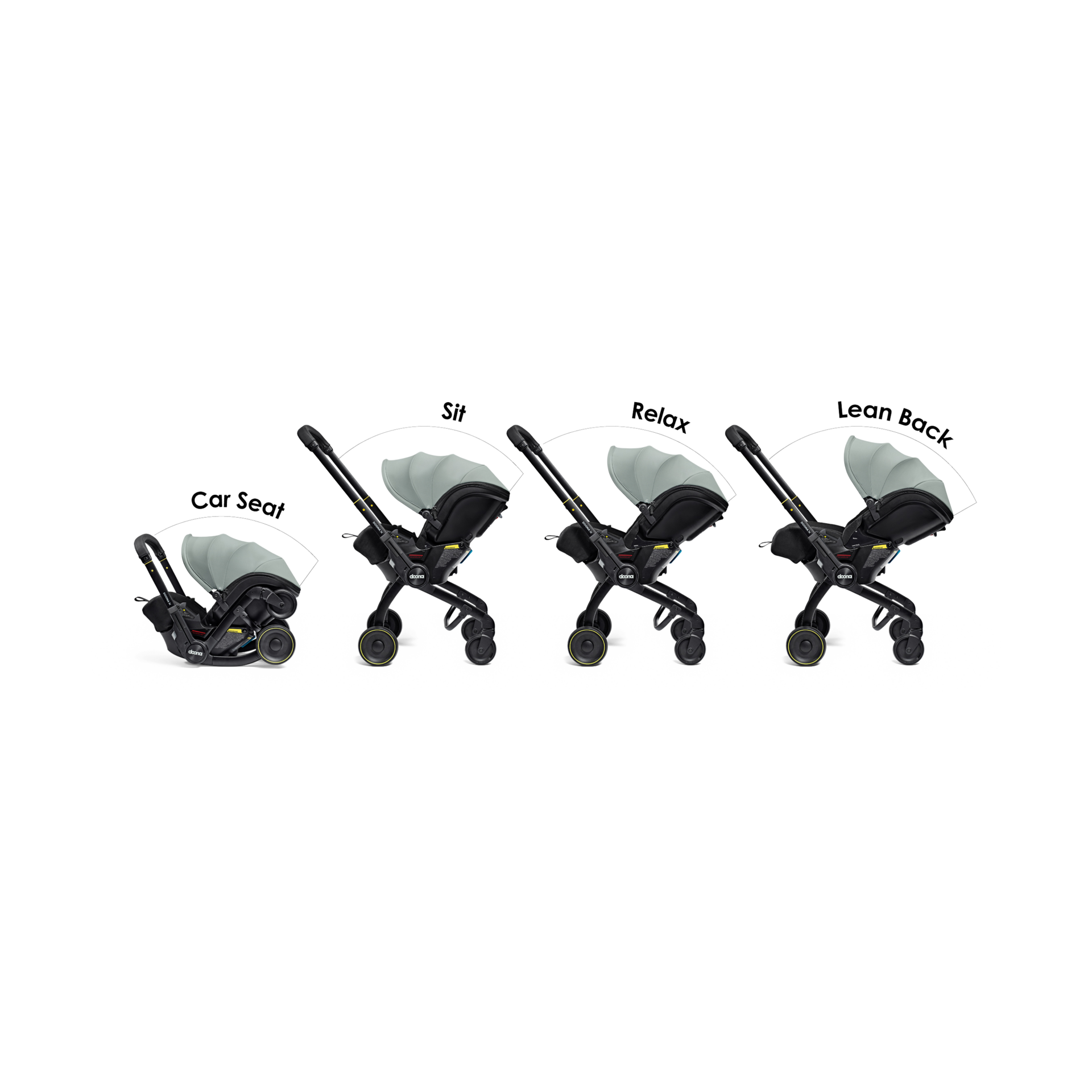 Doona Doona X Infant Car Seat & Stroller - Dusty Sage.