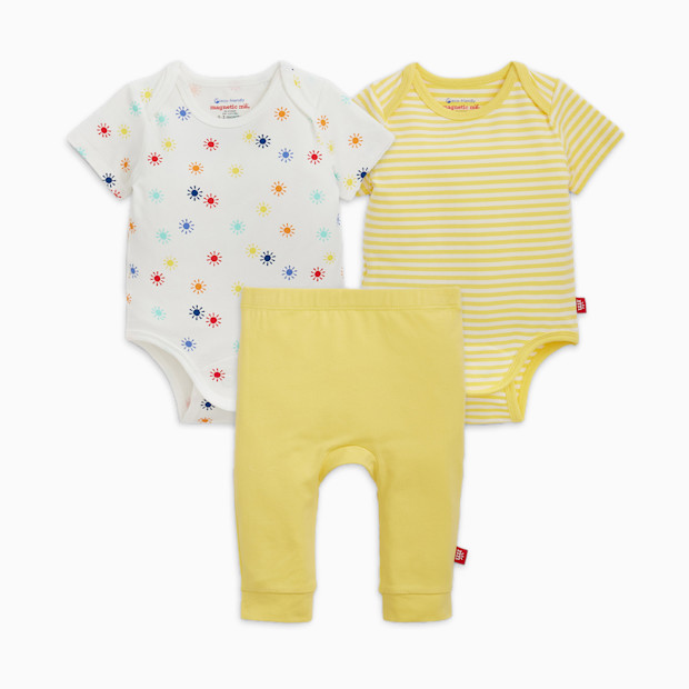 Magnetic Me Cloudstretch Magnetic 3-Pack Set - Yellow Multi, 0-3 M.