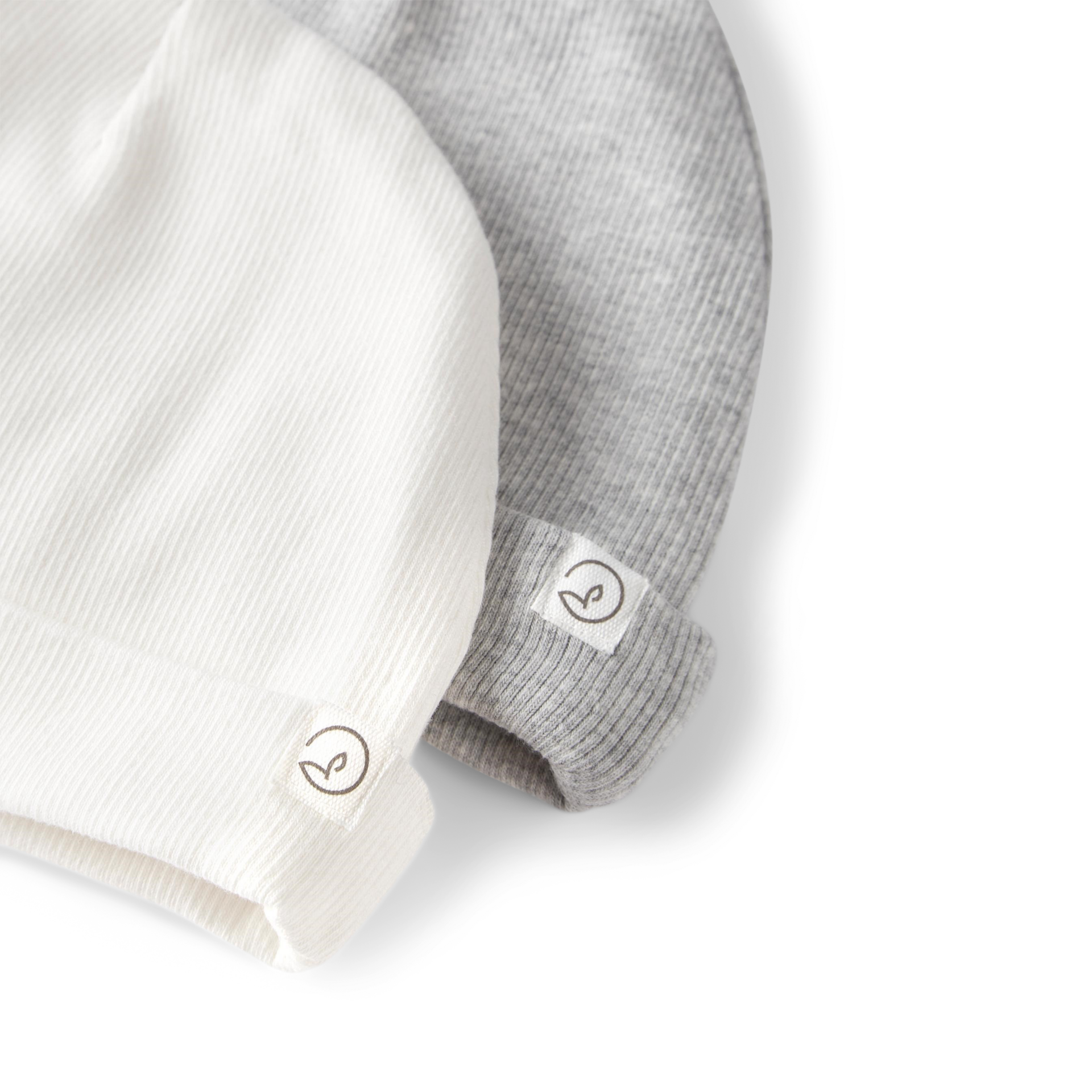 Carter's Little Planet 2-Pack Organic Cotton Rib Caps.