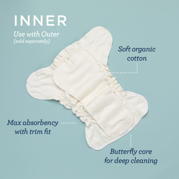 Esembly Cloth Diaper Bundle - Deco Dot, Size 1(7-17lbs).