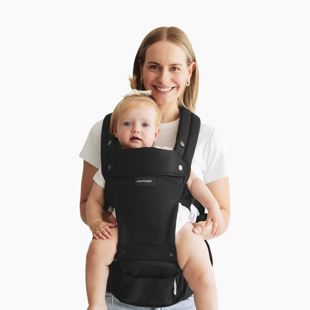 Momcozy 2-in-1 Baby Carrier - Black.