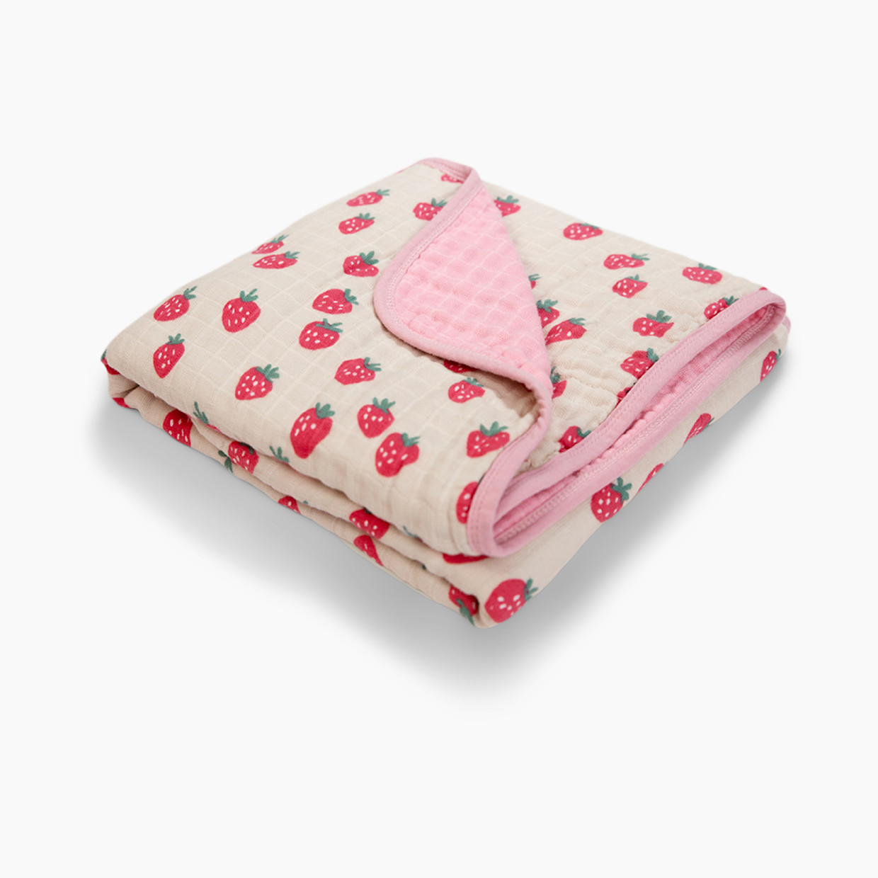Itzy Ritzy Itzy Blanket - Strawberries & Cream.