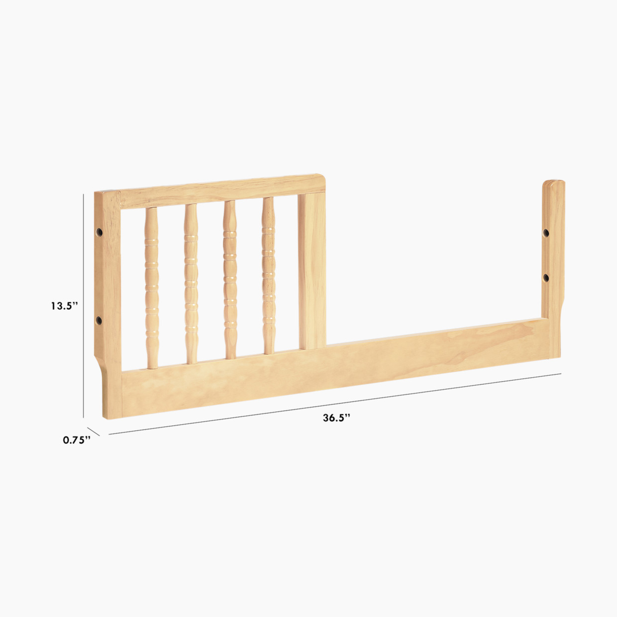 daVinci Jenny Lind Mini Toddler Bed Conversion kit - Natural.