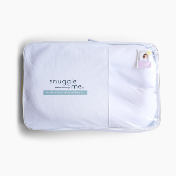 Snuggle Me Organic Original Lounger - Optic White.