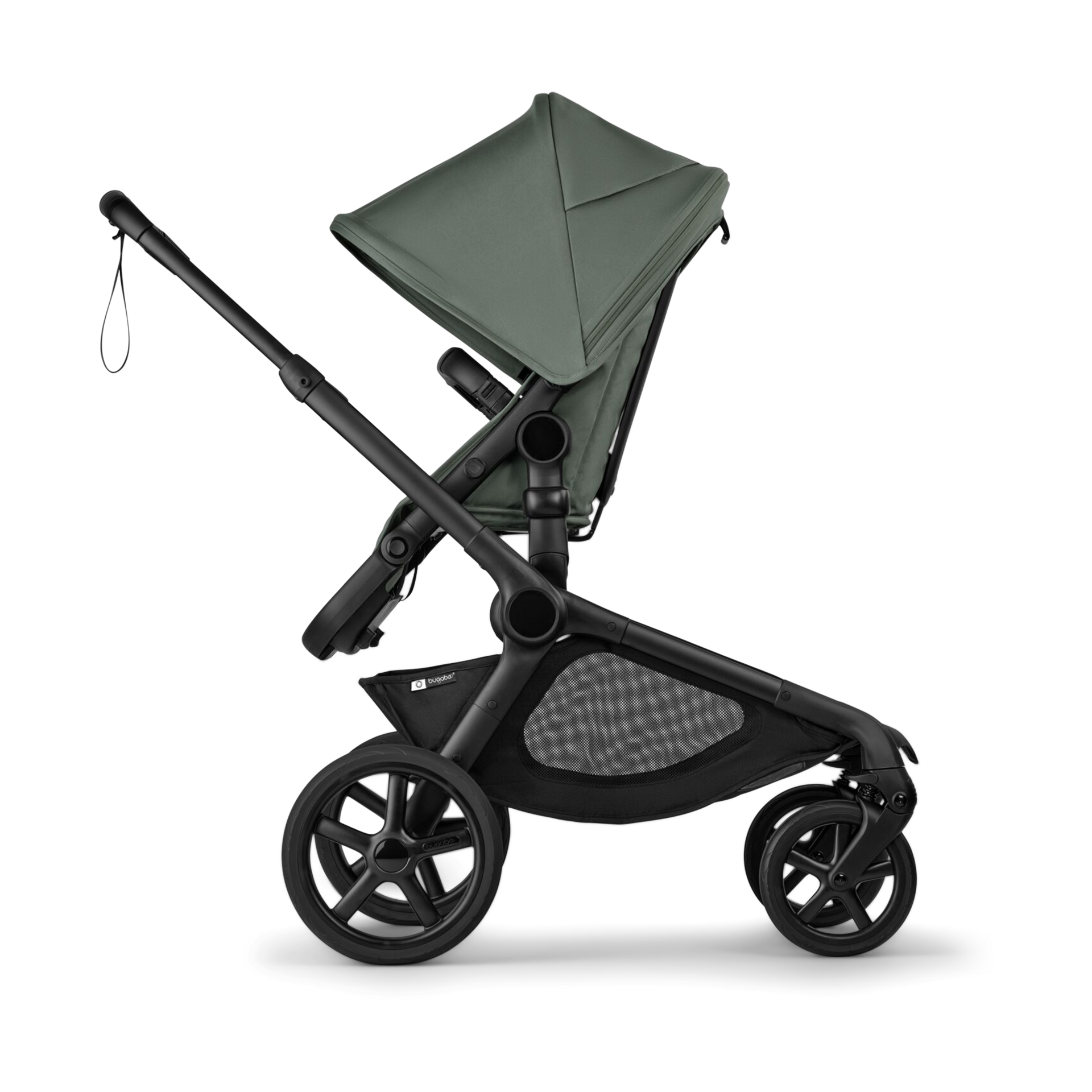Bugaboo Kangaroo Seat Stroller & Bassinet Bundle - Forest Green.