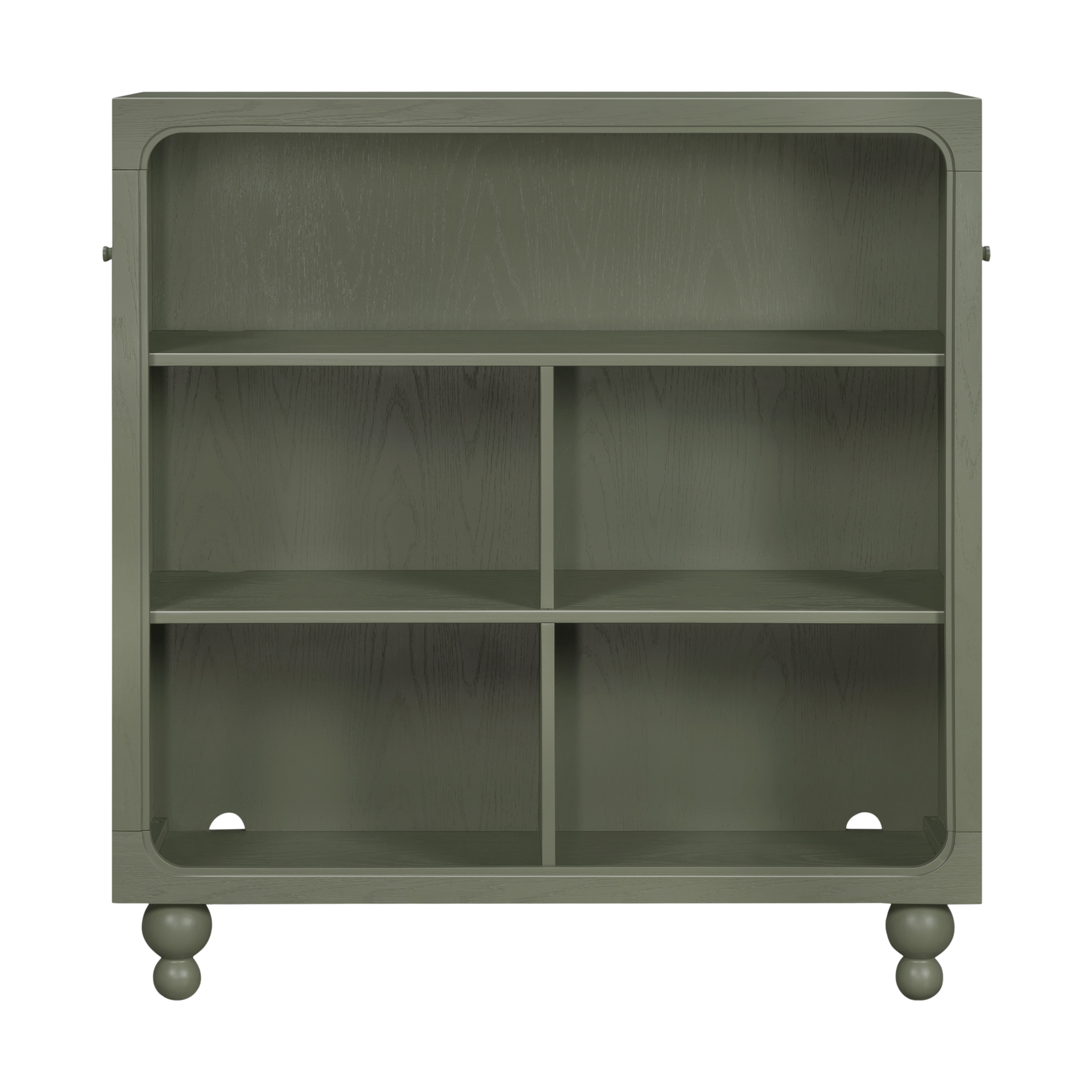 babyletto Astre Assembled Bookcase by Nate Berkus - Archival Elm.