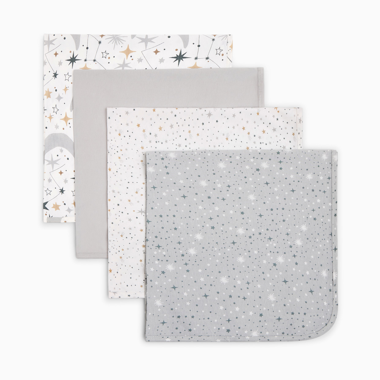 Small Story Receiving Blanket (4 Pack) - Starry Night.